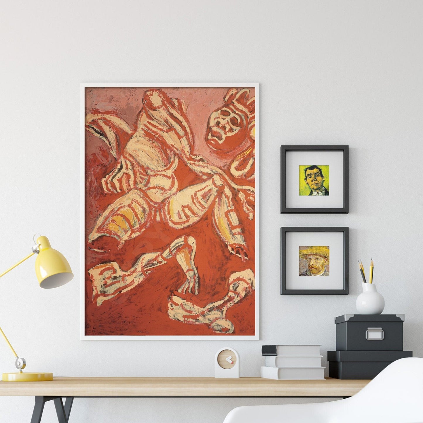 Set of Six Spooky Halloween Prints - 6 Classic Paintings - Photo Poster Wall Art Gift Home Decor - Creepy Halloween Art Gore Blood Horror