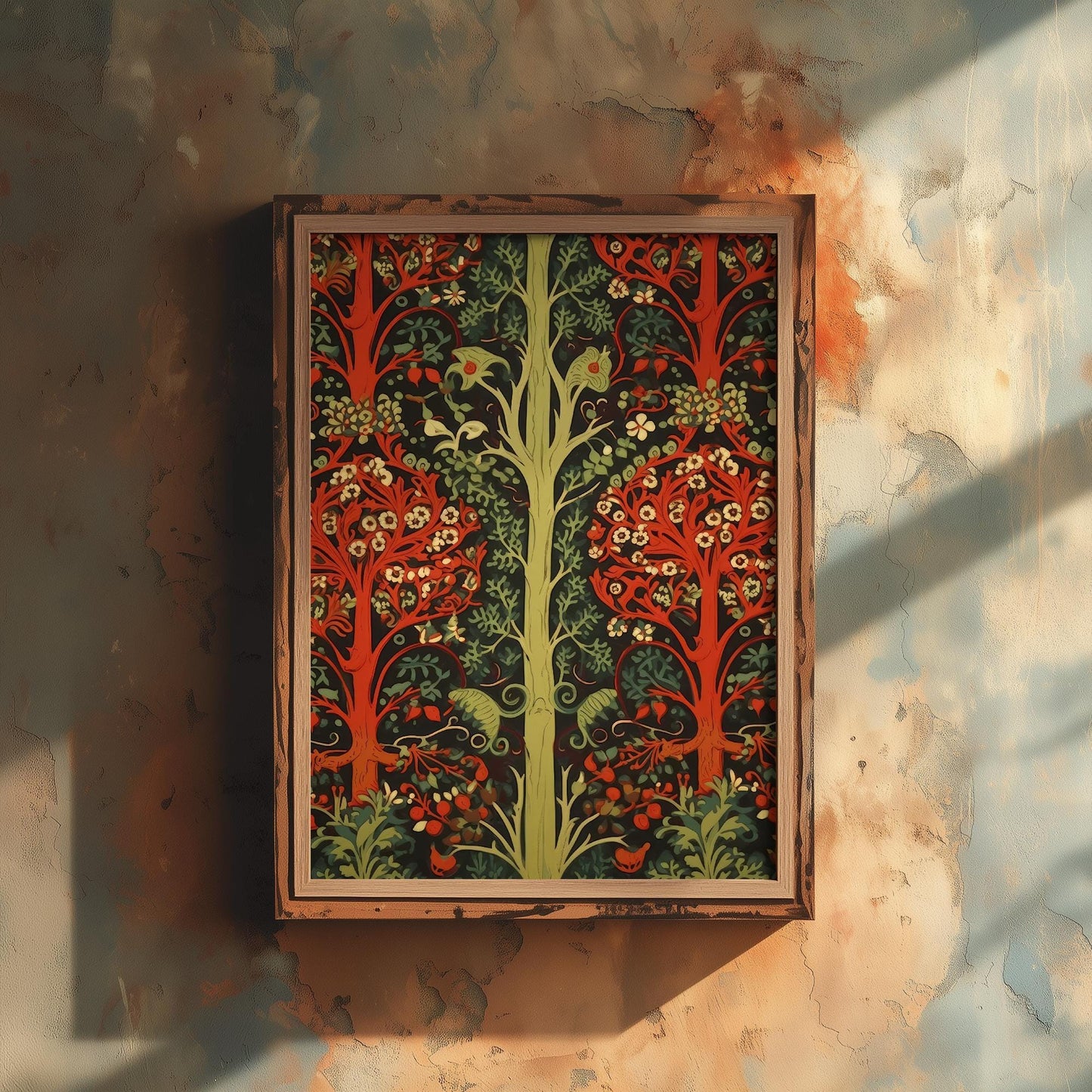 Scottish Book of the Woodlands #1 - Forest Art Print - Poster Wall Gift Giclée Nature, Plant Décor Trees 3/3