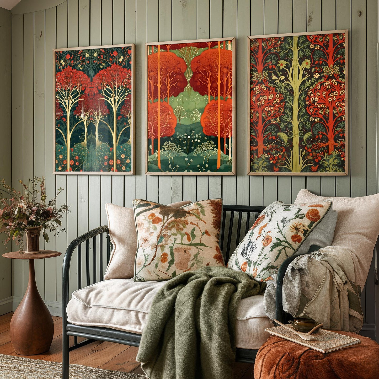 Scottish Woodlands Set of Three Art Prints