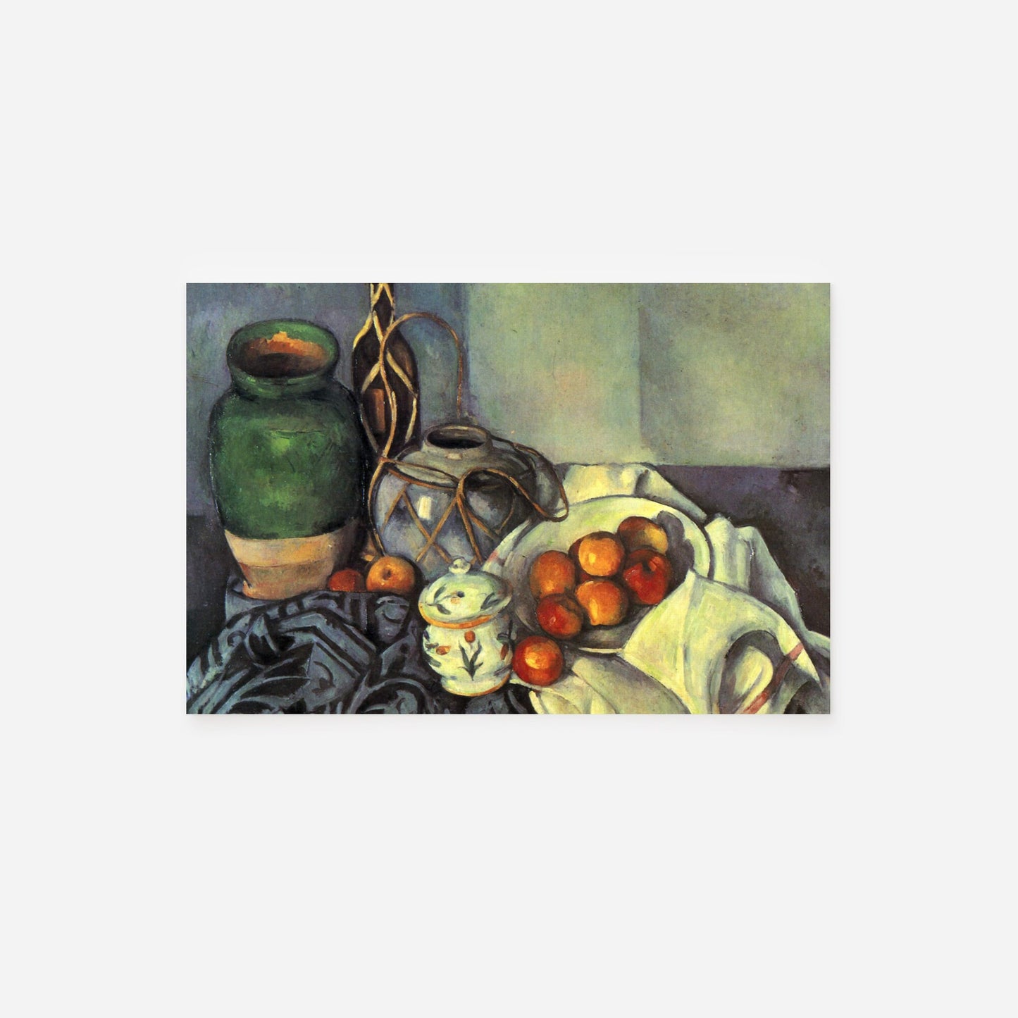 Set of Four Paul Cezanne Prints - 4 Classic Paintings - Photo Poster Wall Art Gift Giclée Museum Quality - Pears Apple Still Life Table Pot