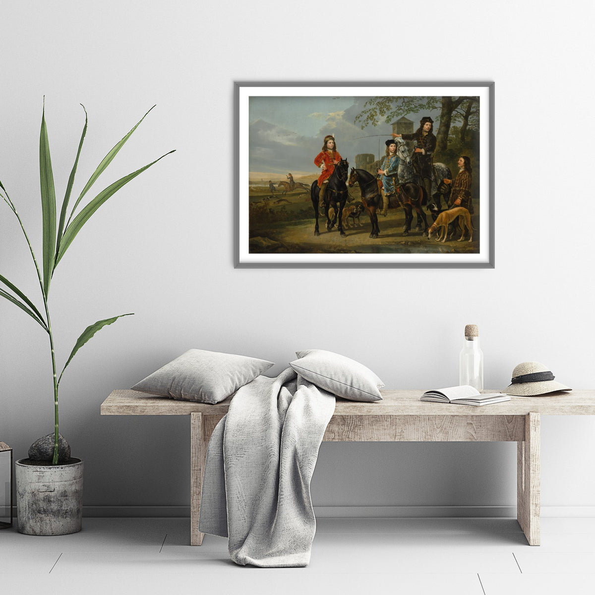 Aelbert Cuyp - Equestrian Portrait of Cornelis and Michiel Pompe van Meerdervoort (c. 1652) - Classic Painting Art Print - Two Boys Poster