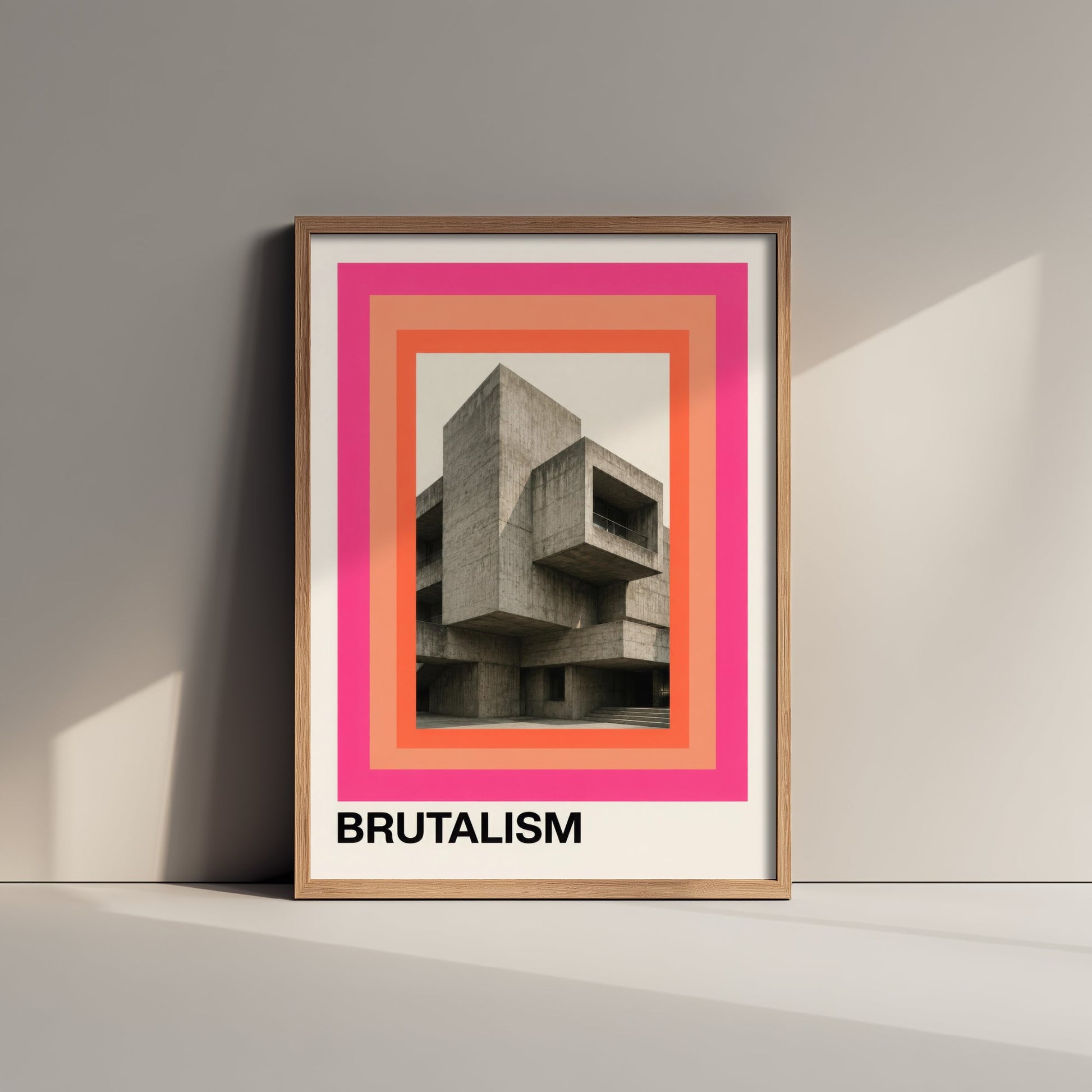 Brutalism Architecture Art Print - Concrete Building Poster - Modernist Design Photo - Mid Century Poster 2/3