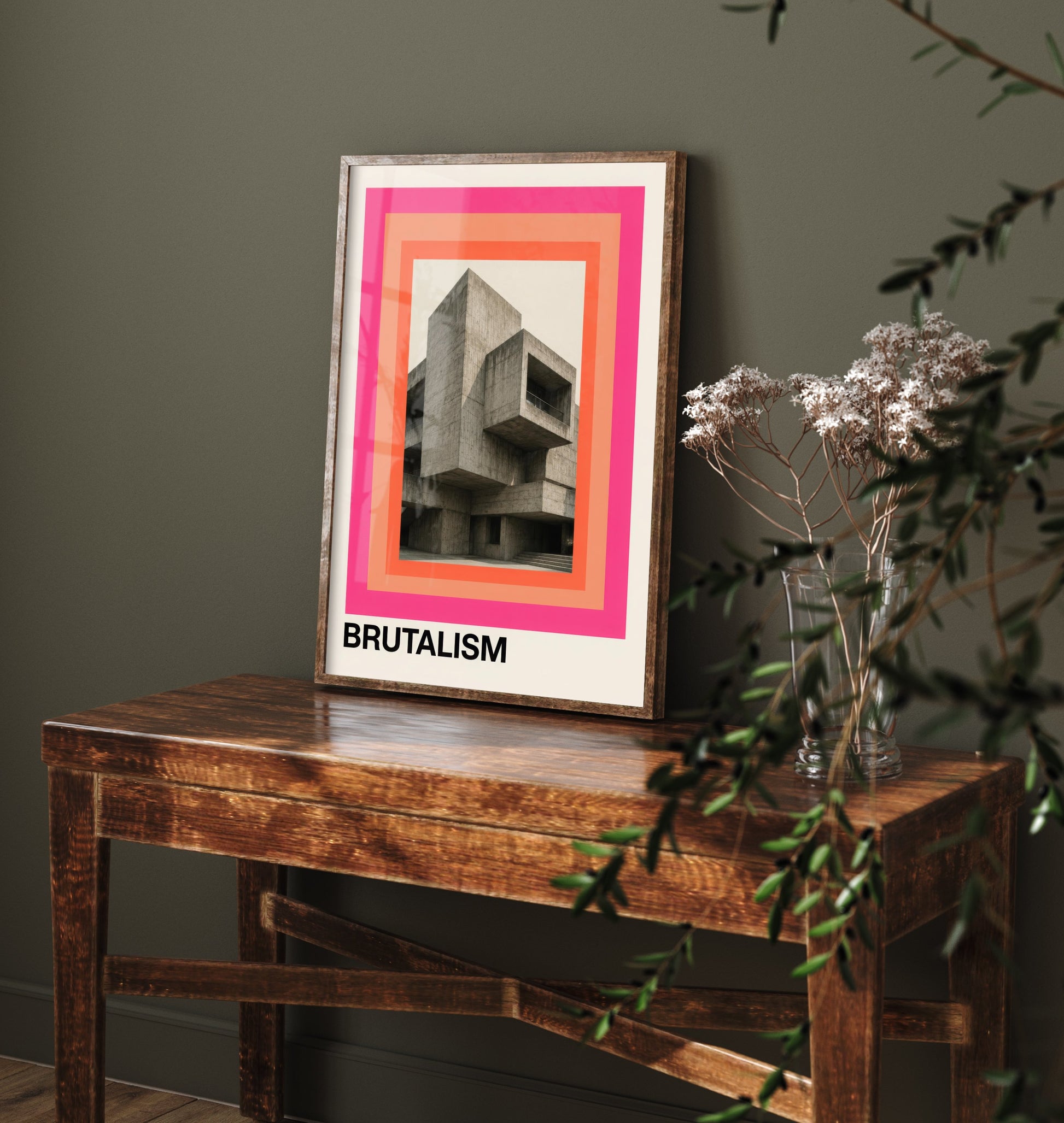 Brutalism Architecture Art Print - Concrete Building Poster - Modernist Design Photo - Mid Century Poster 2/3