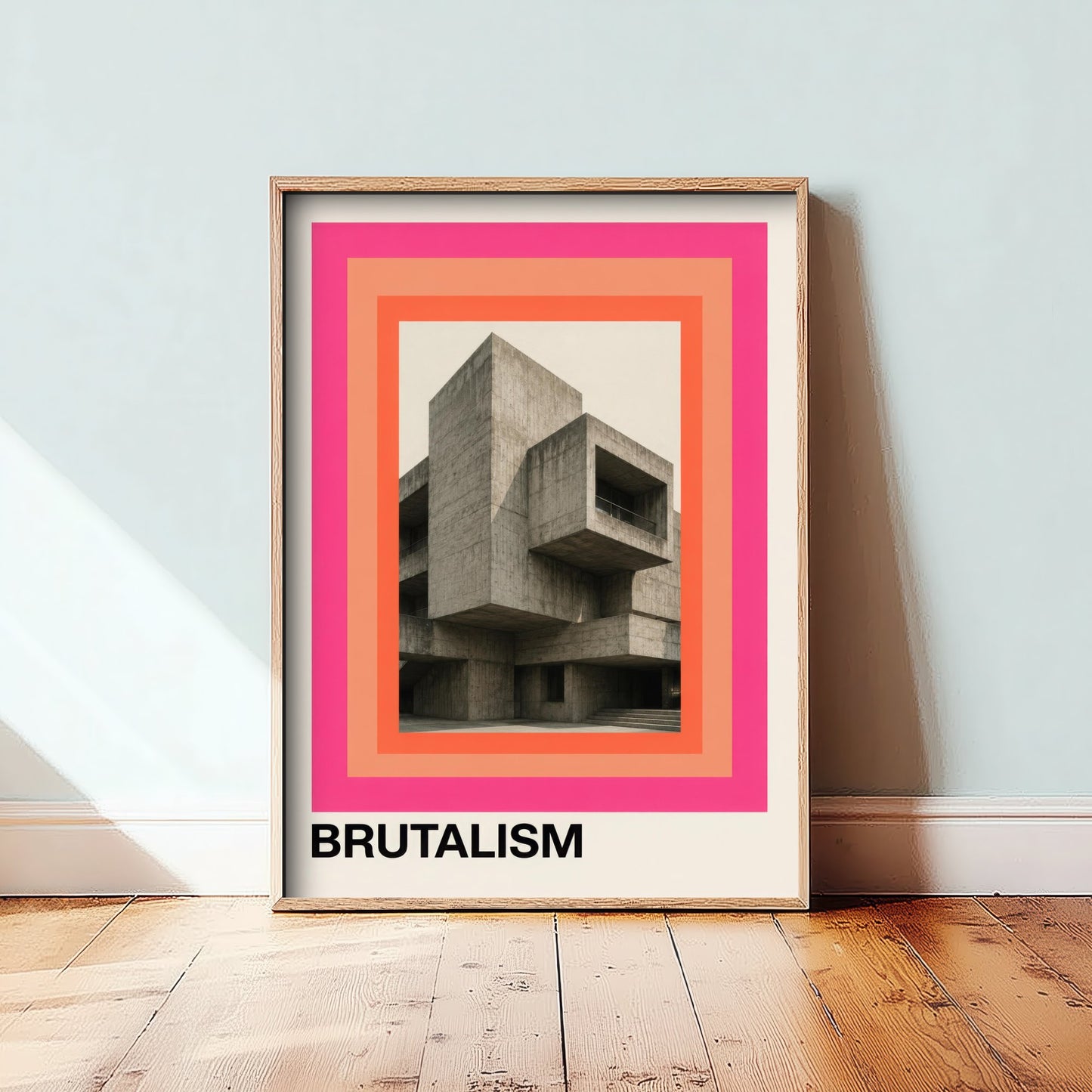 Brutalism Architecture Art Print - Concrete Building Poster - Modernist Design Photo - Mid Century Poster 2/3