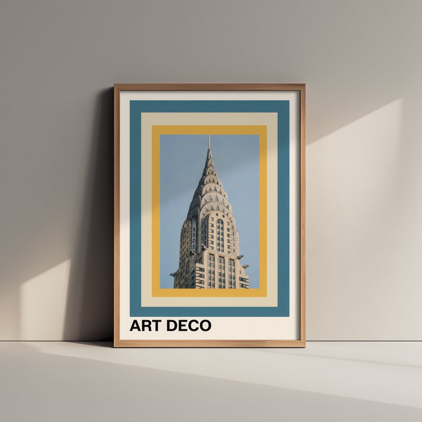 Art Deco Architecture Art Print - Chrysler Building New York Poster - Skyscraper Photo - Mid Century Design 3/3