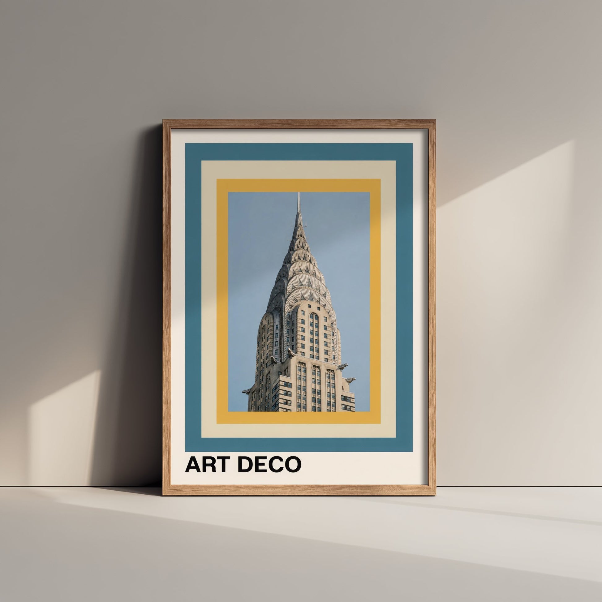 Art Deco Architecture Art Print - Chrysler Building New York Poster - Skyscraper Photo - Mid Century Design 3/3