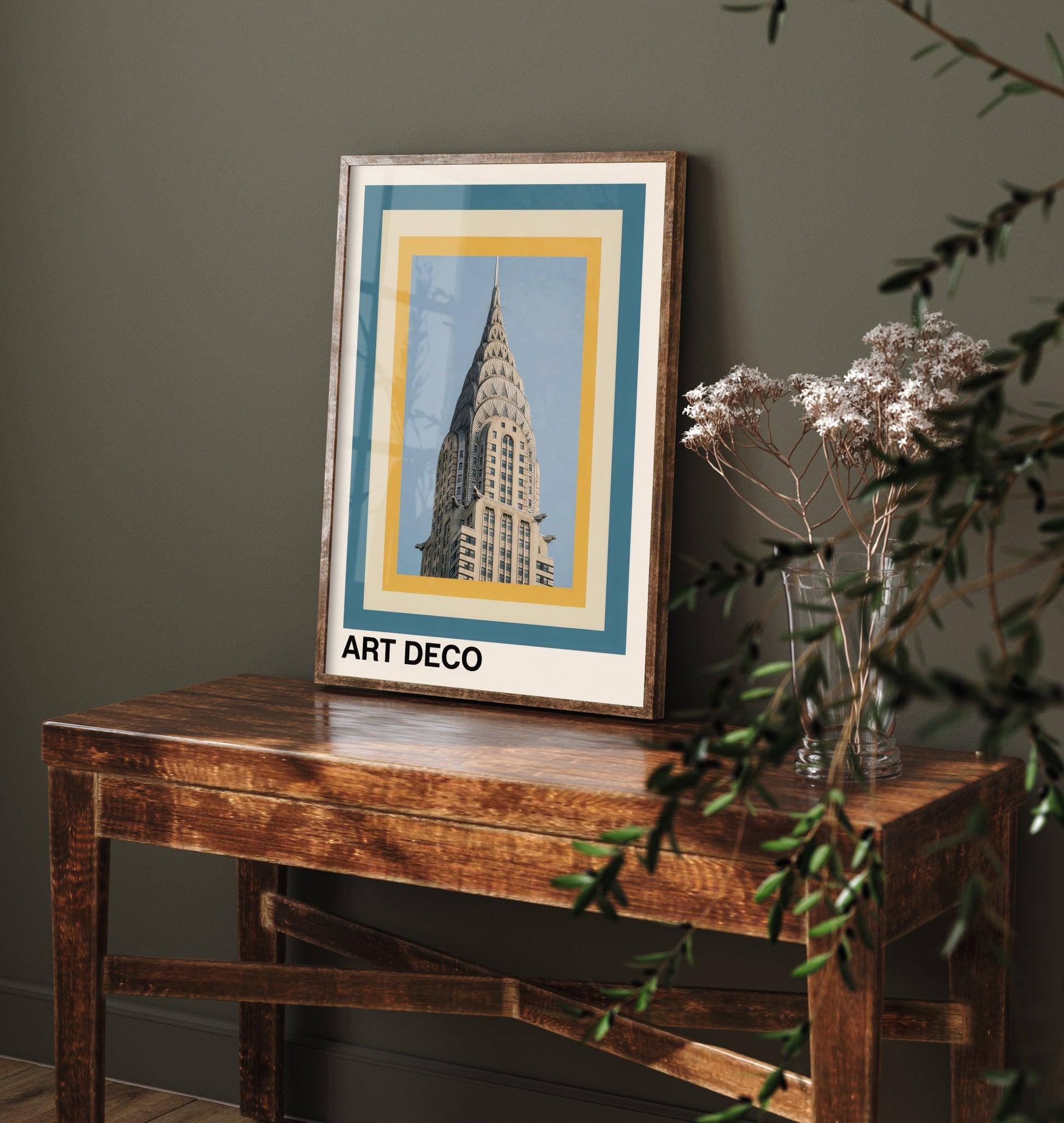 Art Deco Architecture Art Print - Chrysler Building New York Poster - Skyscraper Photo - Mid Century Design 3/3