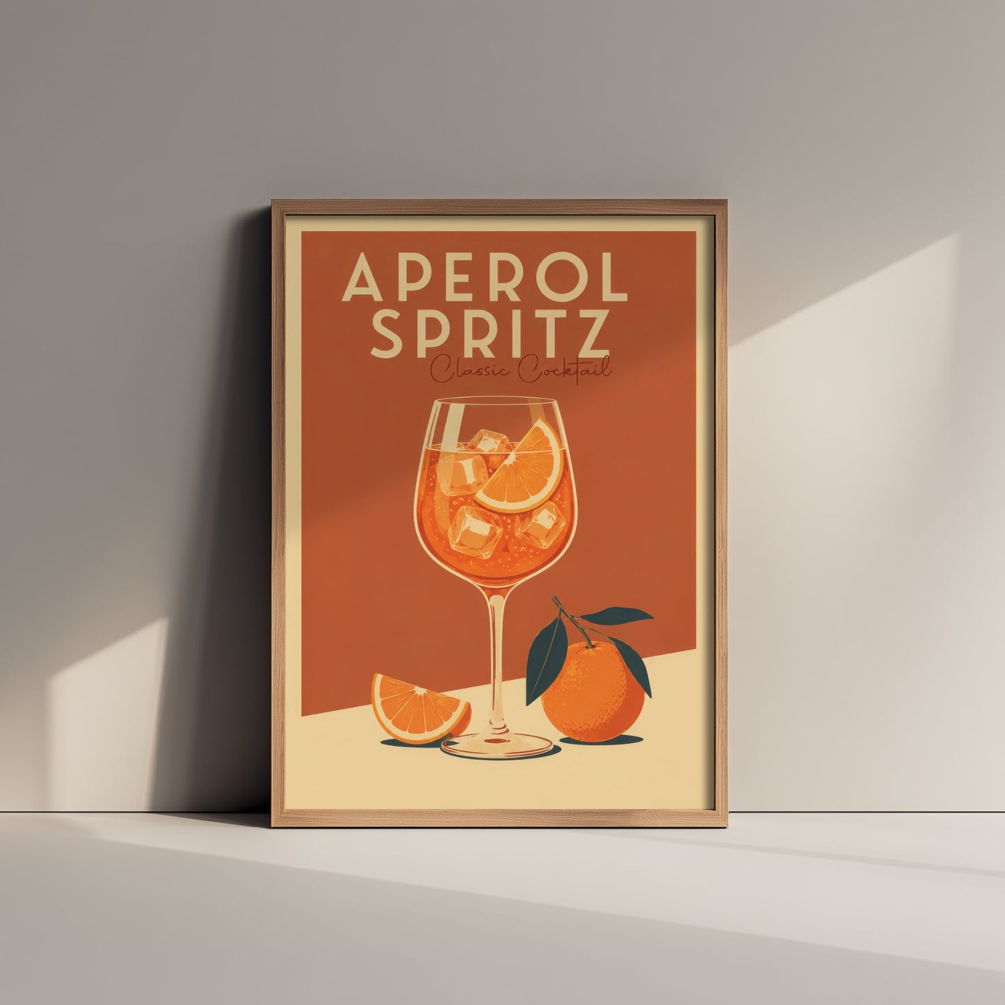 Spritz Art Print - Vintage Cocktail Poster - Retro Bar Cart Illustration - Classic Drink Kitchen Art 2/3