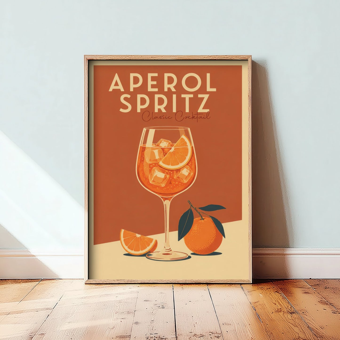 Spritz Art Print - Vintage Cocktail Poster - Retro Bar Cart Illustration - Classic Drink Kitchen Art 2/3
