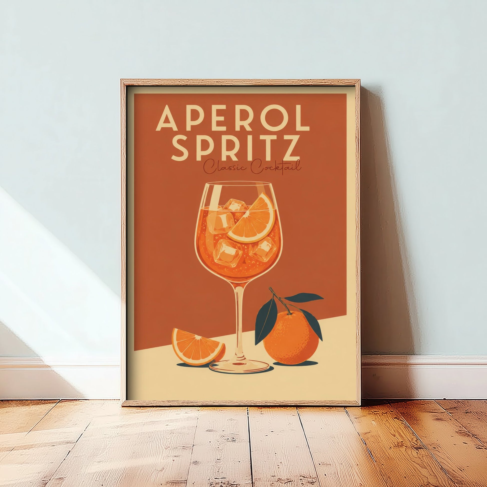 Spritz Art Print - Vintage Cocktail Poster - Retro Bar Cart Illustration - Classic Drink Kitchen Art 2/3