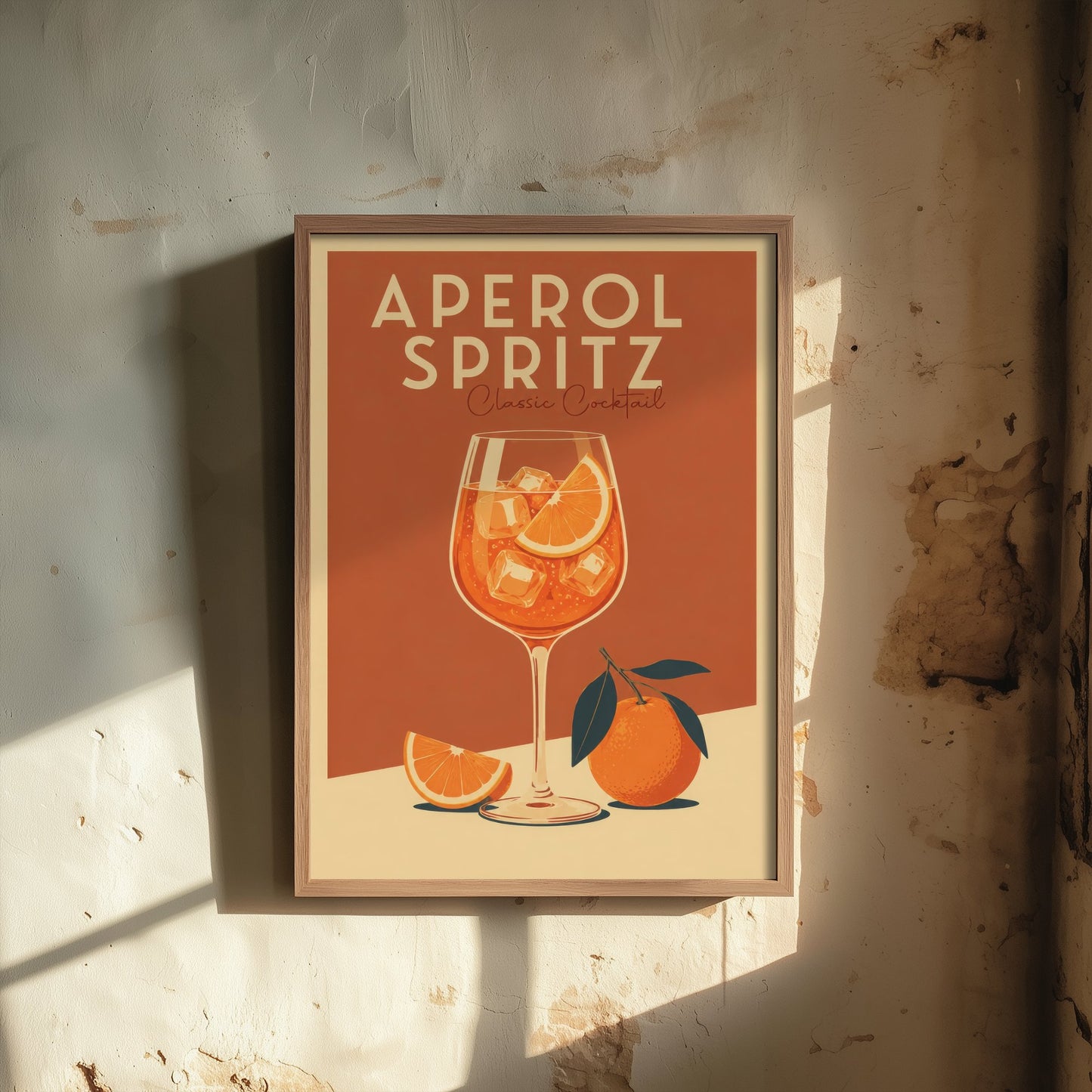 Spritz Art Print - Vintage Cocktail Poster - Retro Bar Cart Illustration - Classic Drink Kitchen Art 2/3