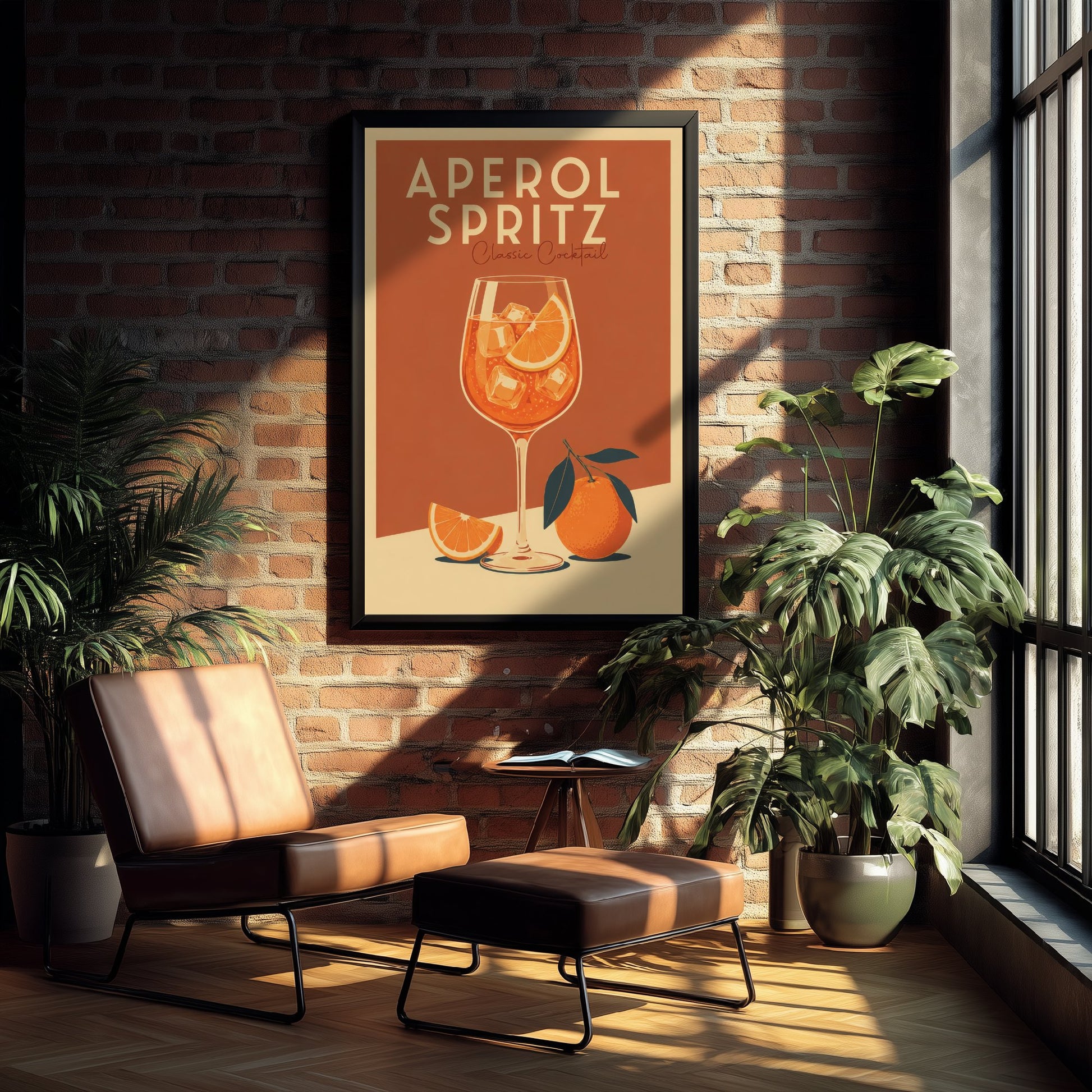 Spritz Art Print - Vintage Cocktail Poster - Retro Bar Cart Illustration - Classic Drink Kitchen Art 2/3
