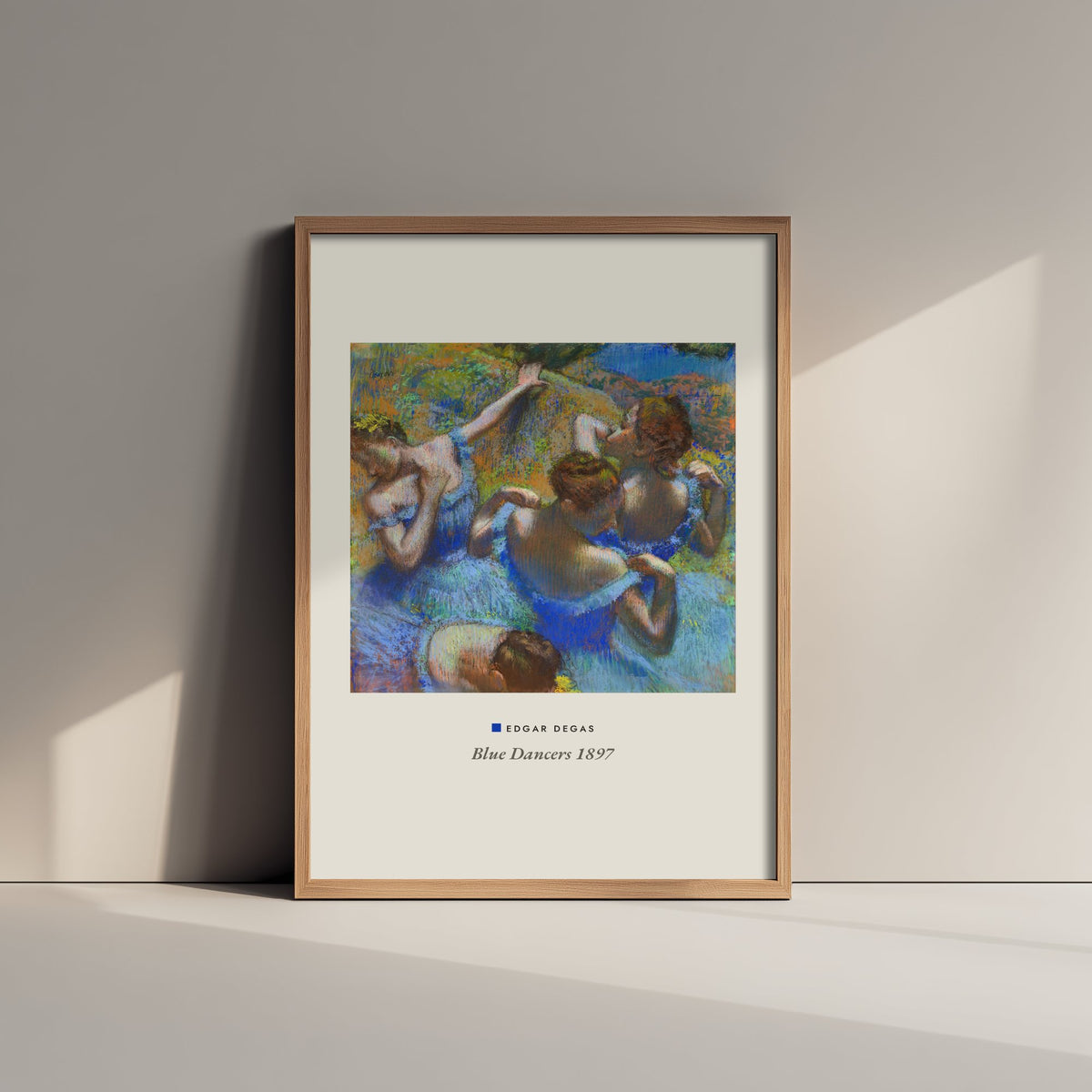 Edgar Degas - Blue Dancers (1897) - Classic Painting Art Print - Ballet Dancer Gallery Poster