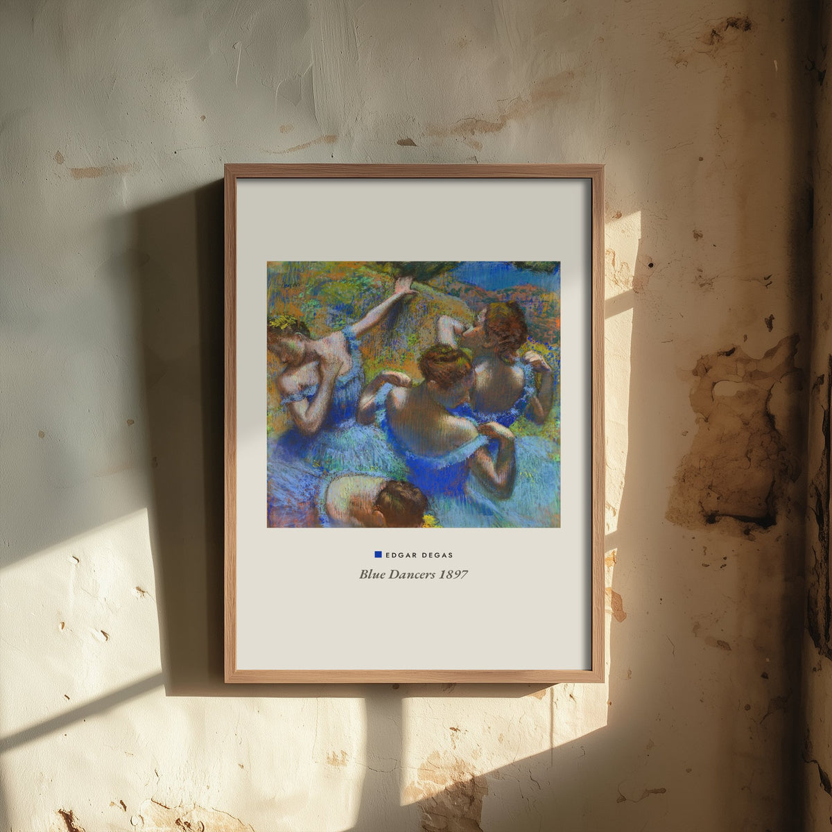Edgar Degas - Blue Dancers (1897) - Classic Painting Art Print - Ballet Dancer Gallery Poster