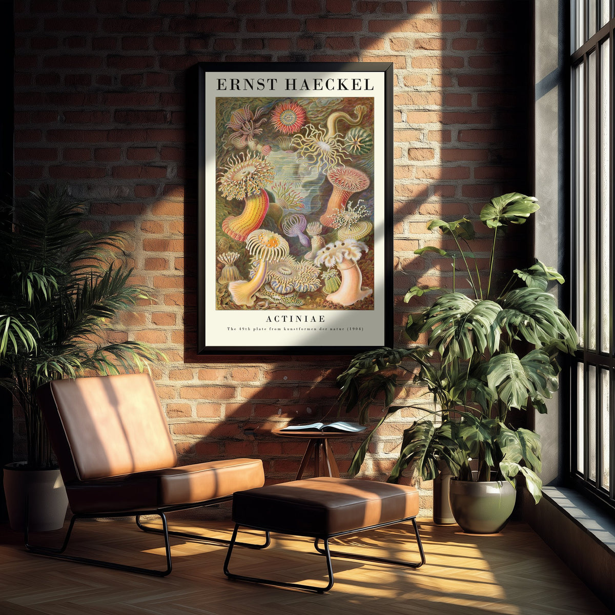 Sea Anemones Art Print - Ernst Haeckel Poster - Actiniae Plate 49 - Art Forms in Nature Vintage Illustration