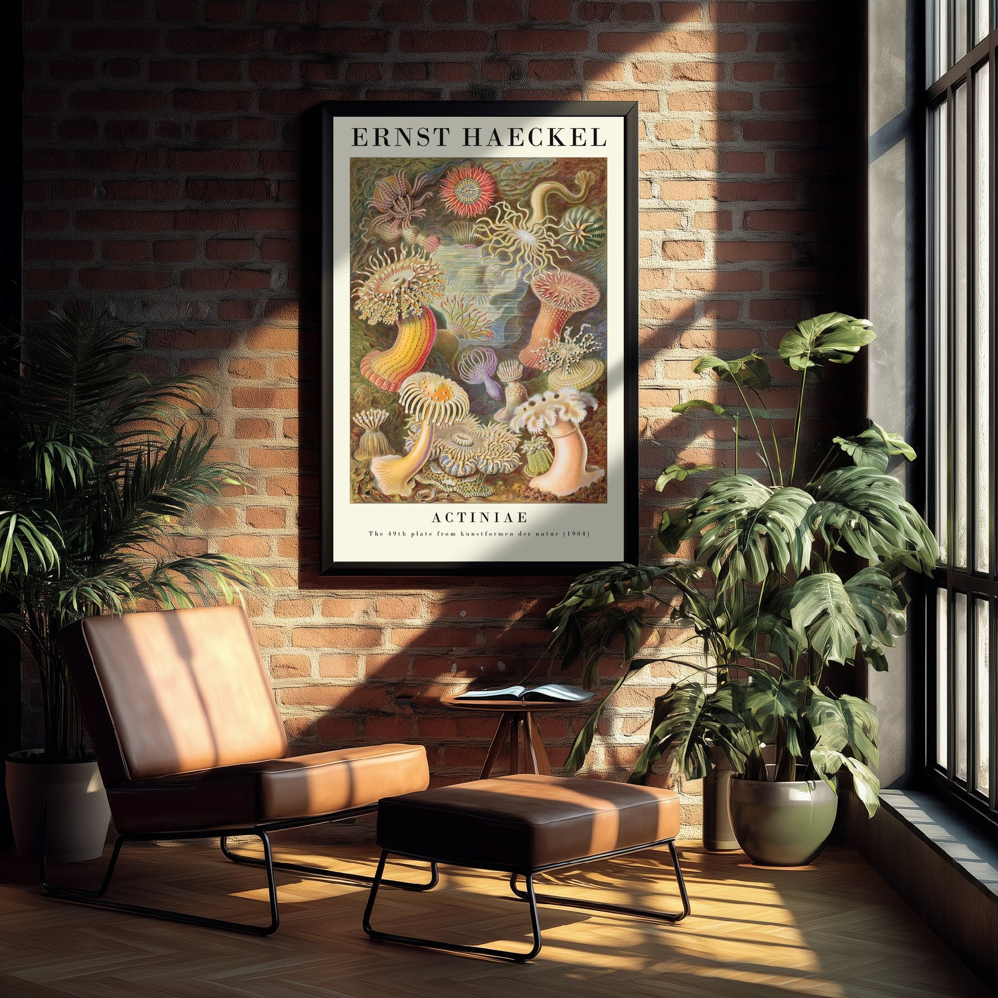 Sea Anemones Art Print - Ernst Haeckel Poster - Actiniae Plate 49 - Art Forms in Nature Vintage Illustration