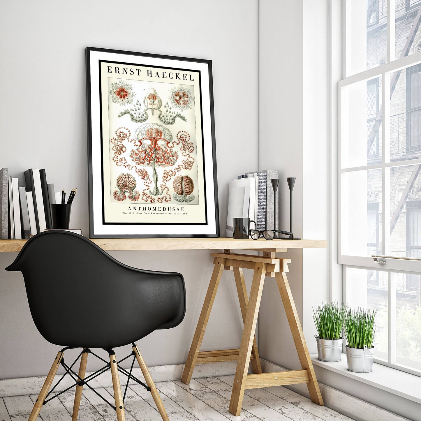 Ernst Haeckel Anthomedusae Art Print - Vintage Jellyfish Illustration Poster - Art Forms in Nature 1904 - Sea Life 1/3