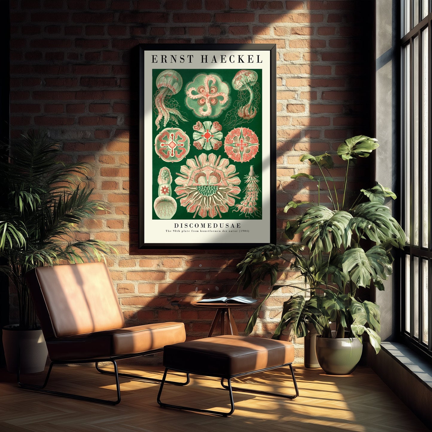 Ernst Haeckel Discomedusae Art Print - Vintage Jellyfish Illustration Poster - Art Forms in Nature 1904 - Sea Life 2/3
