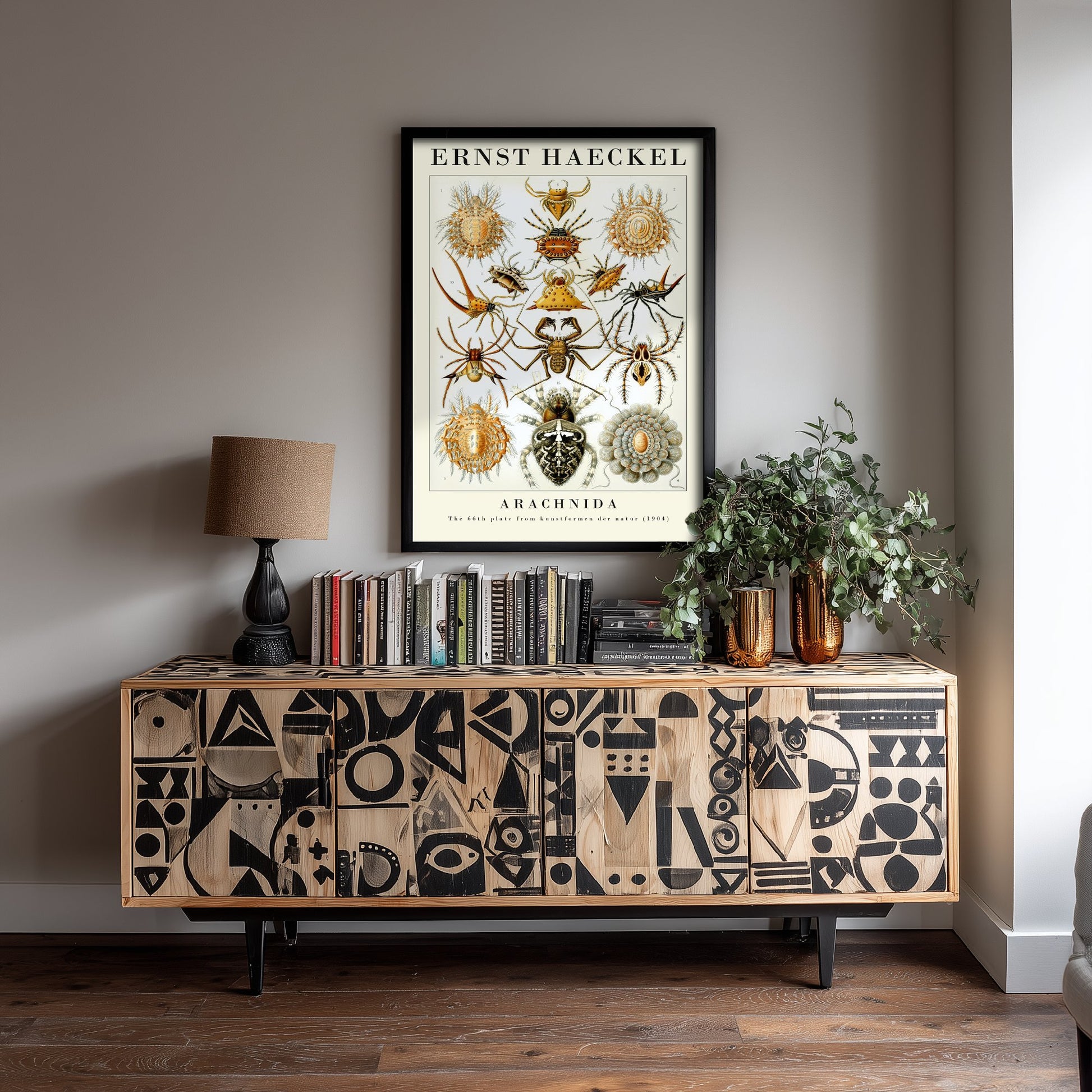 Spiders Art Print - Ernst Haeckel Poster - Arachnida Plate 66 - Art Forms in Nature Vintage Illustration