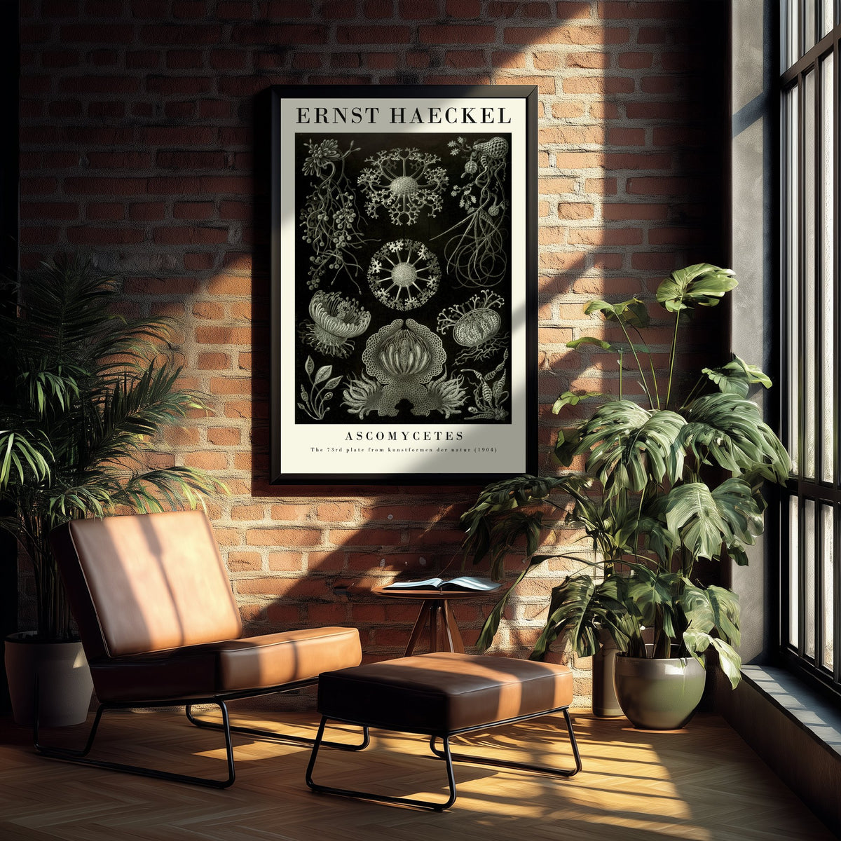 Fungi Art Print - Ernst Haeckel Poster - Ascomycetes Plate 73 - Art Forms in Nature Vintage Illustration