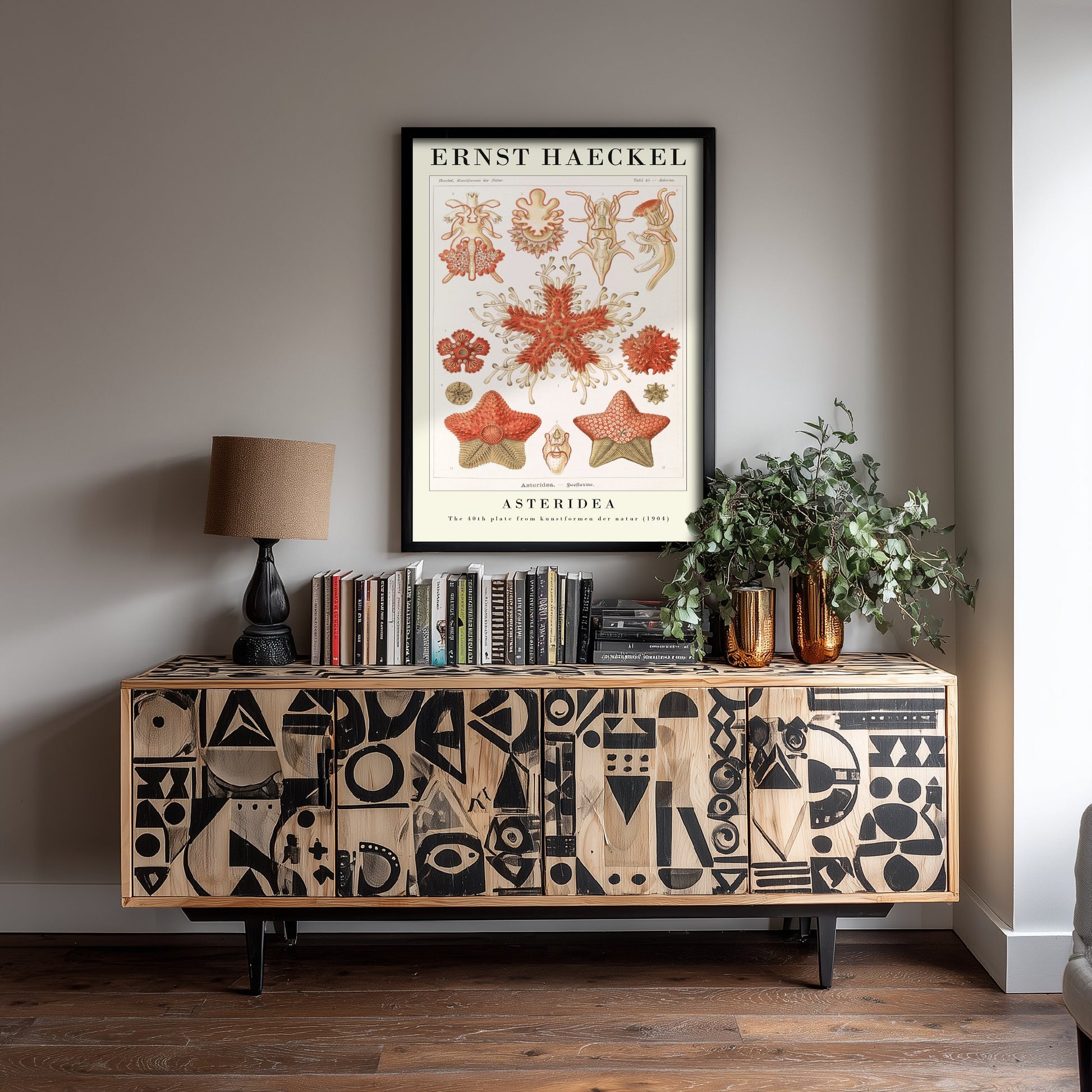 Starfish Art Print - Ernst Haeckel Poster - Asteridea Plate 40 - Art Forms in Nature Vintage Illustration