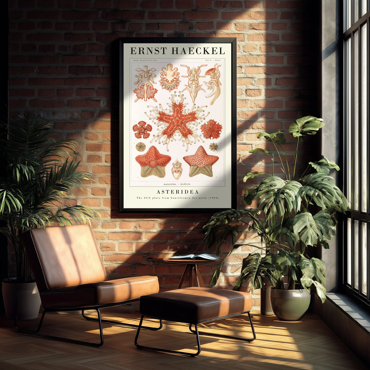Starfish Art Print - Ernst Haeckel Poster - Asteridea Plate 40 - Art Forms in Nature Vintage Illustration