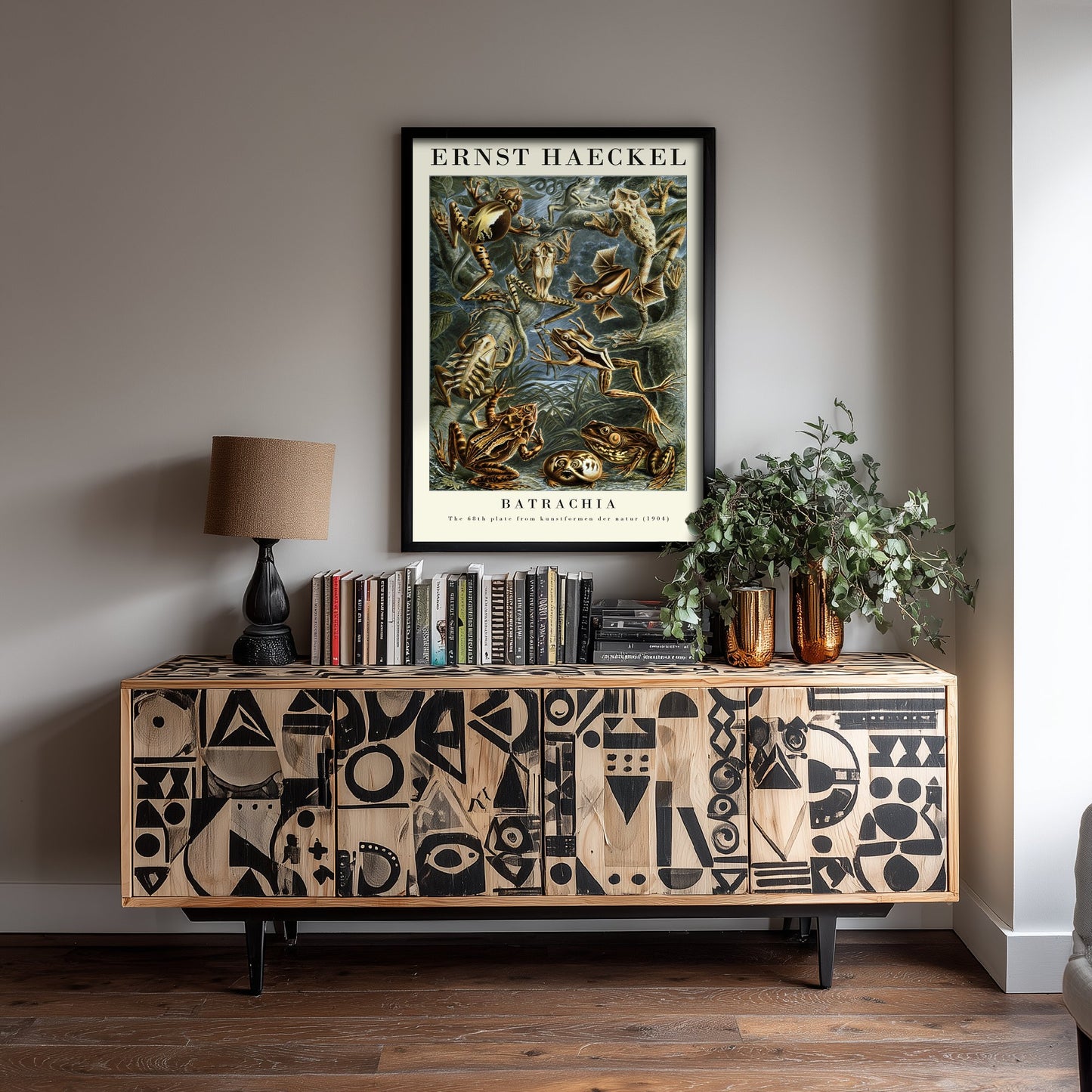 Frog Art Print - Ernst Haeckel Poster - Batrachia Plate 68 - Art Forms in Nature Vintage Illustration