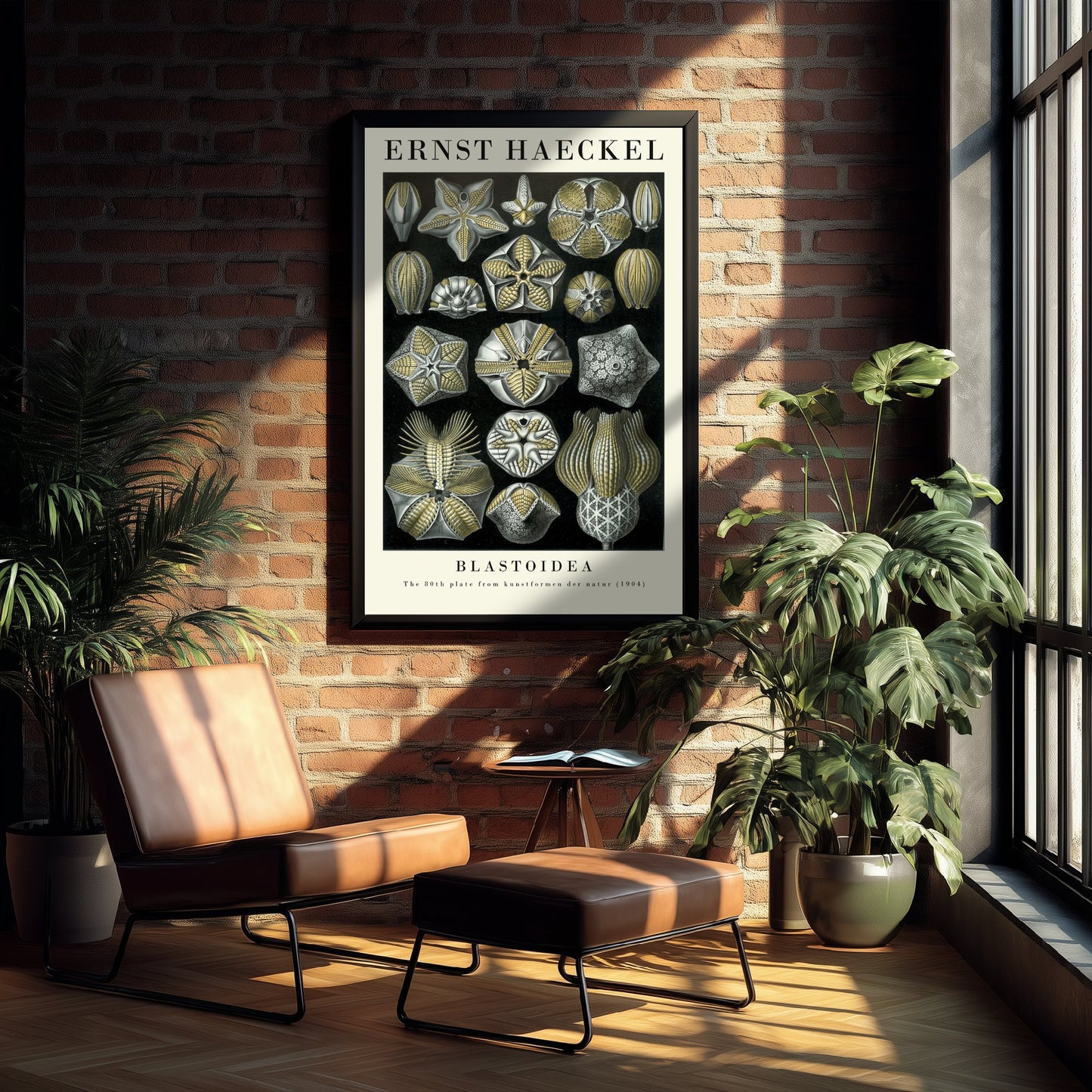 Sea Buds Art Print - Ernst Haeckel Poster - Blastoidea Plate 80 - Art Forms in Nature Vintage Illustration