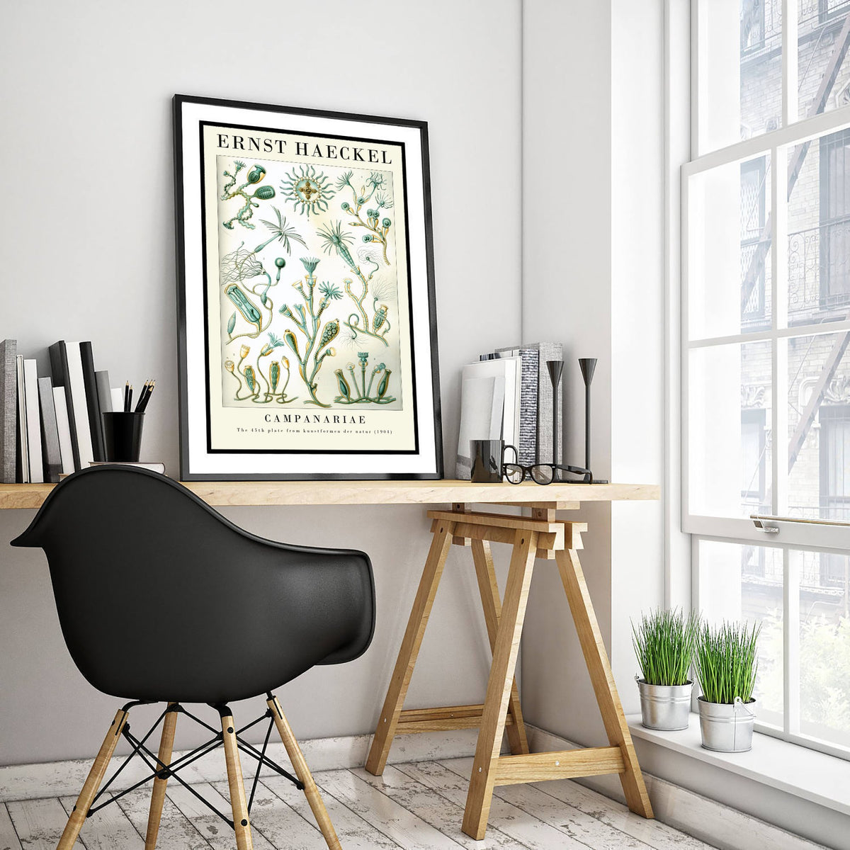 Hydroids Art Print - Ernst Haeckel Poster - Campanariae Plate 45 - Art Forms in Nature Vintage Illustration