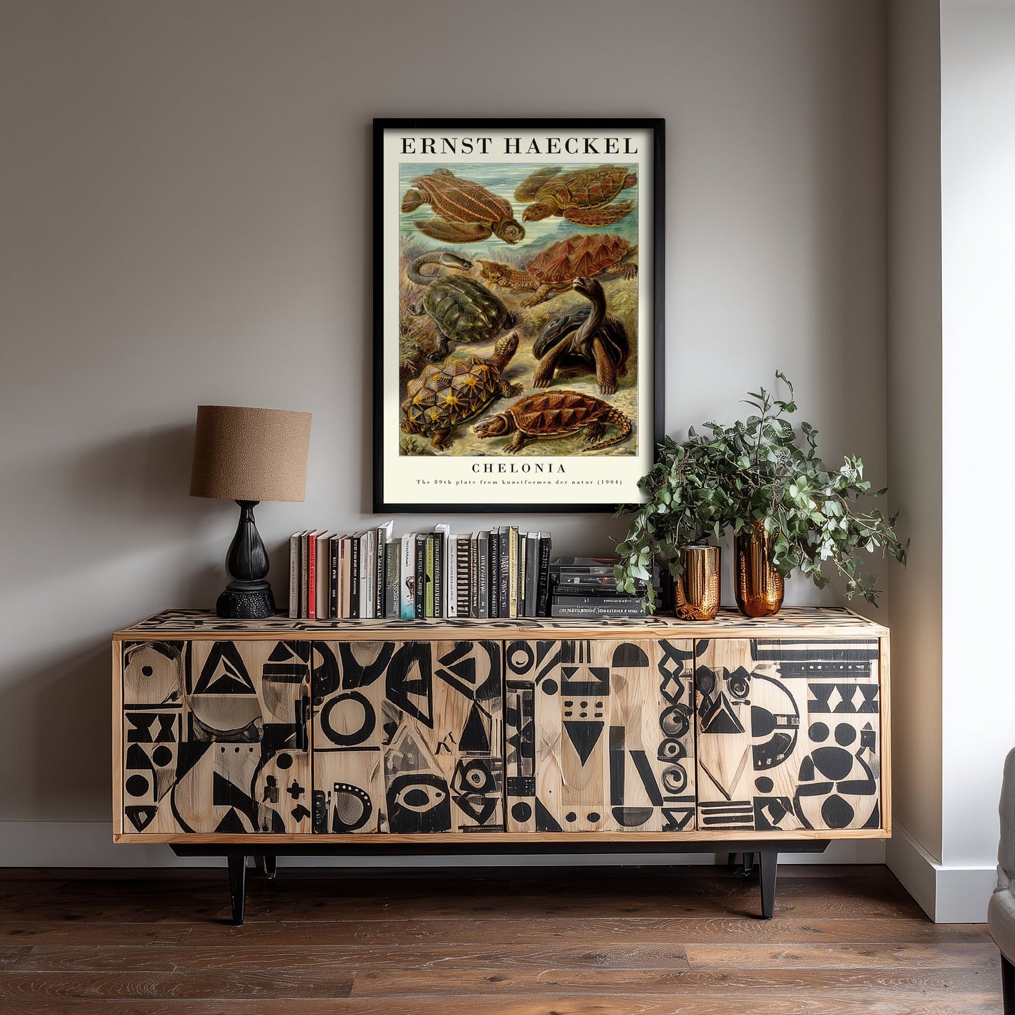Sea Turtles Art Print - Ernst Haeckel Poster - Chelonia Plate 89 - Art Forms in Nature Vintage Illustration
