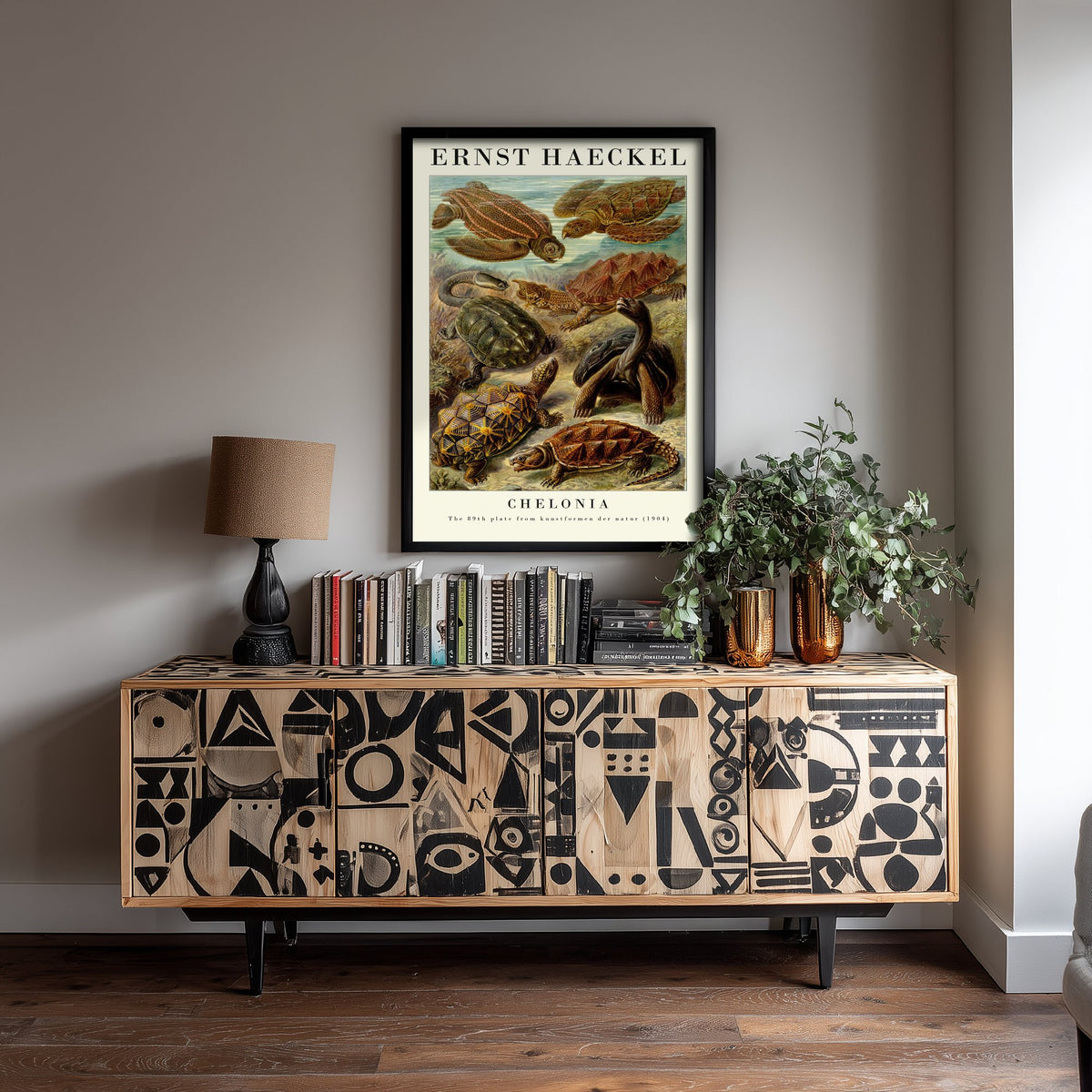 Sea Turtles Art Print - Ernst Haeckel Poster - Chelonia Plate 89 - Art Forms in Nature Vintage Illustration