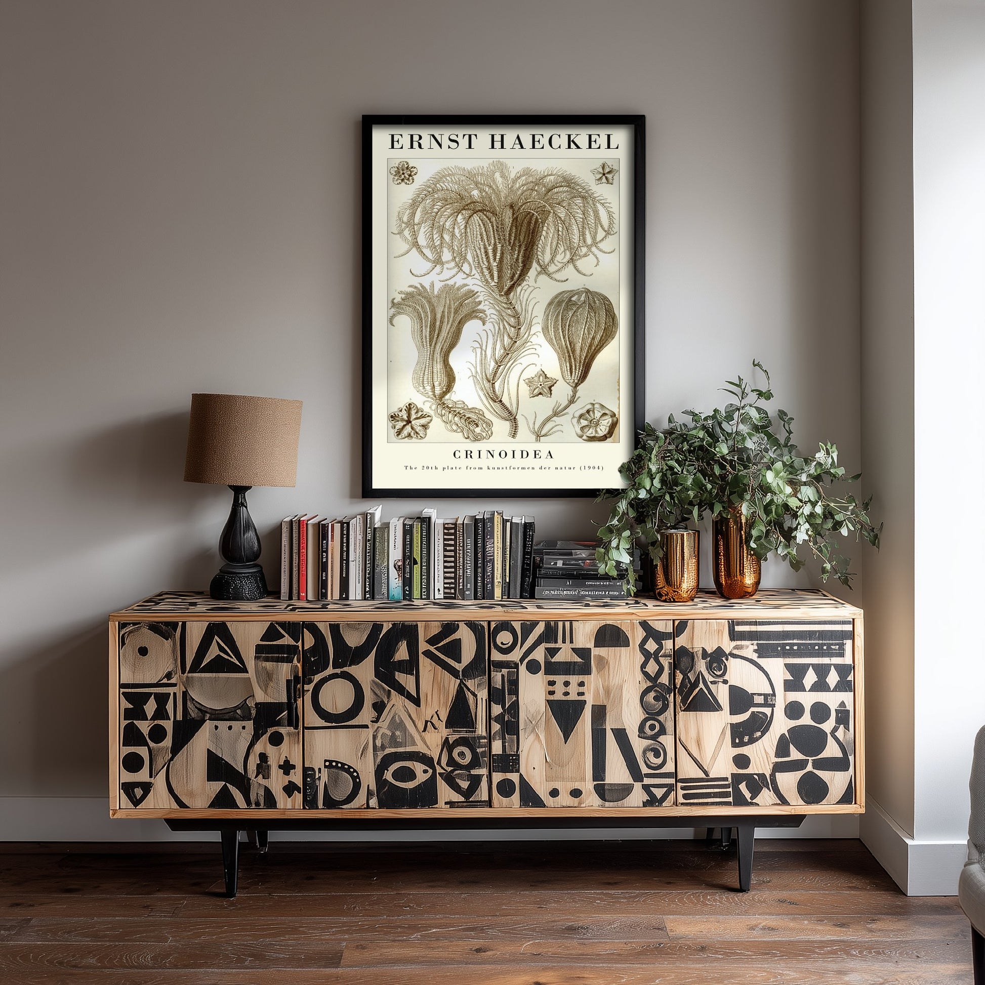 Sea Lilies Art Print - Ernst Haeckel Poster - Crinoidea Plate 20 - Art Forms in Nature Vintage Illustration