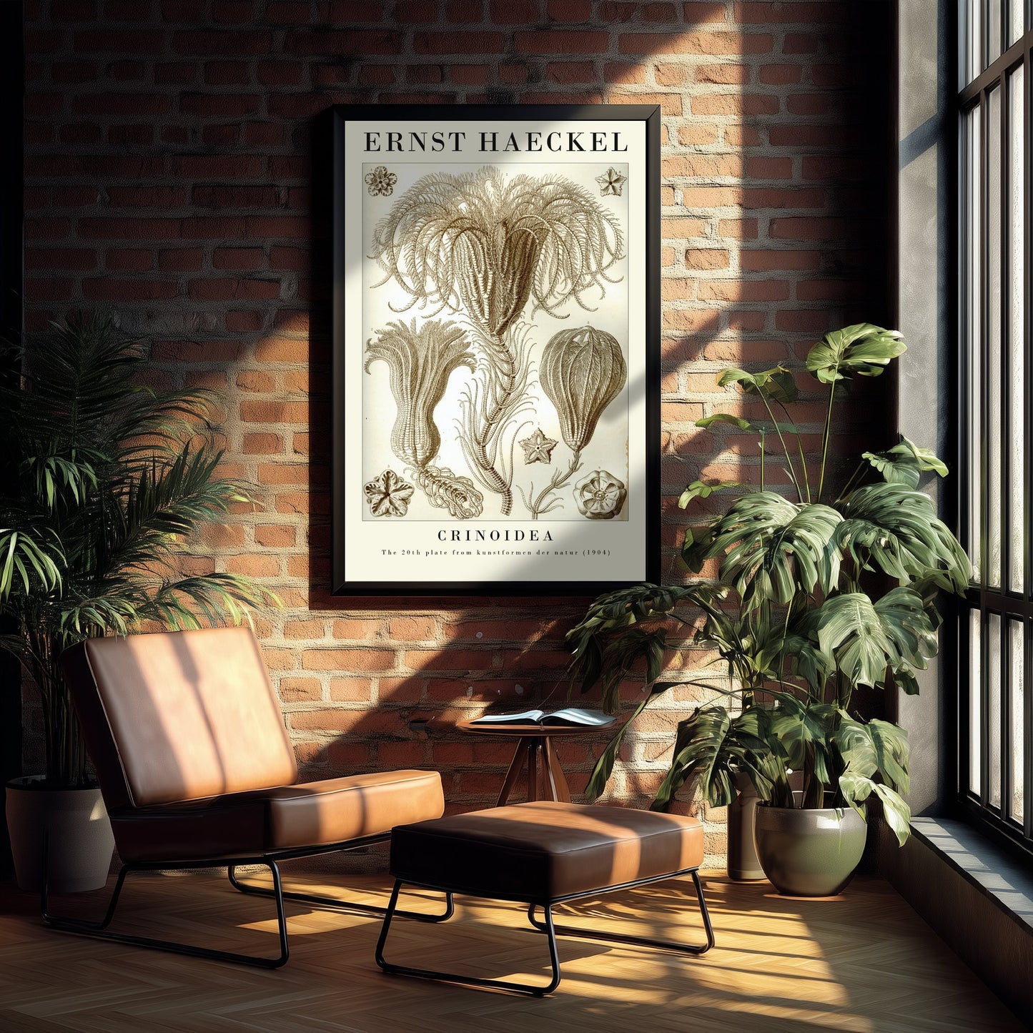 Sea Lilies Art Print - Ernst Haeckel Poster - Crinoidea Plate 20 - Art Forms in Nature Vintage Illustration