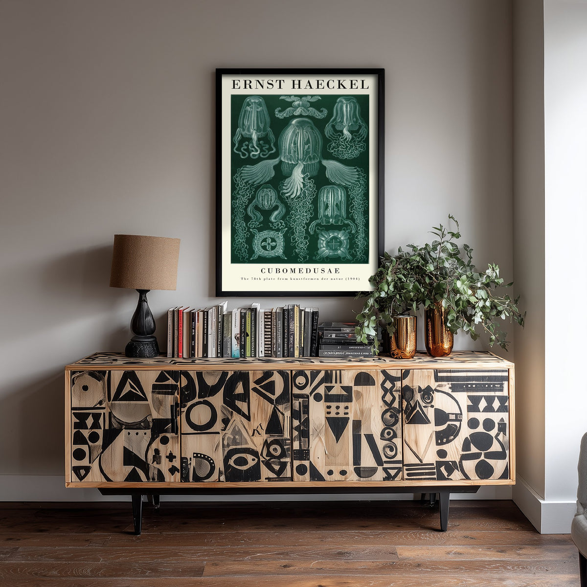 Box Jellyfish Art Print - Ernst Haeckel Poster - Cubomedusae Plate 78 - Art Forms in Nature Vintage Illustration