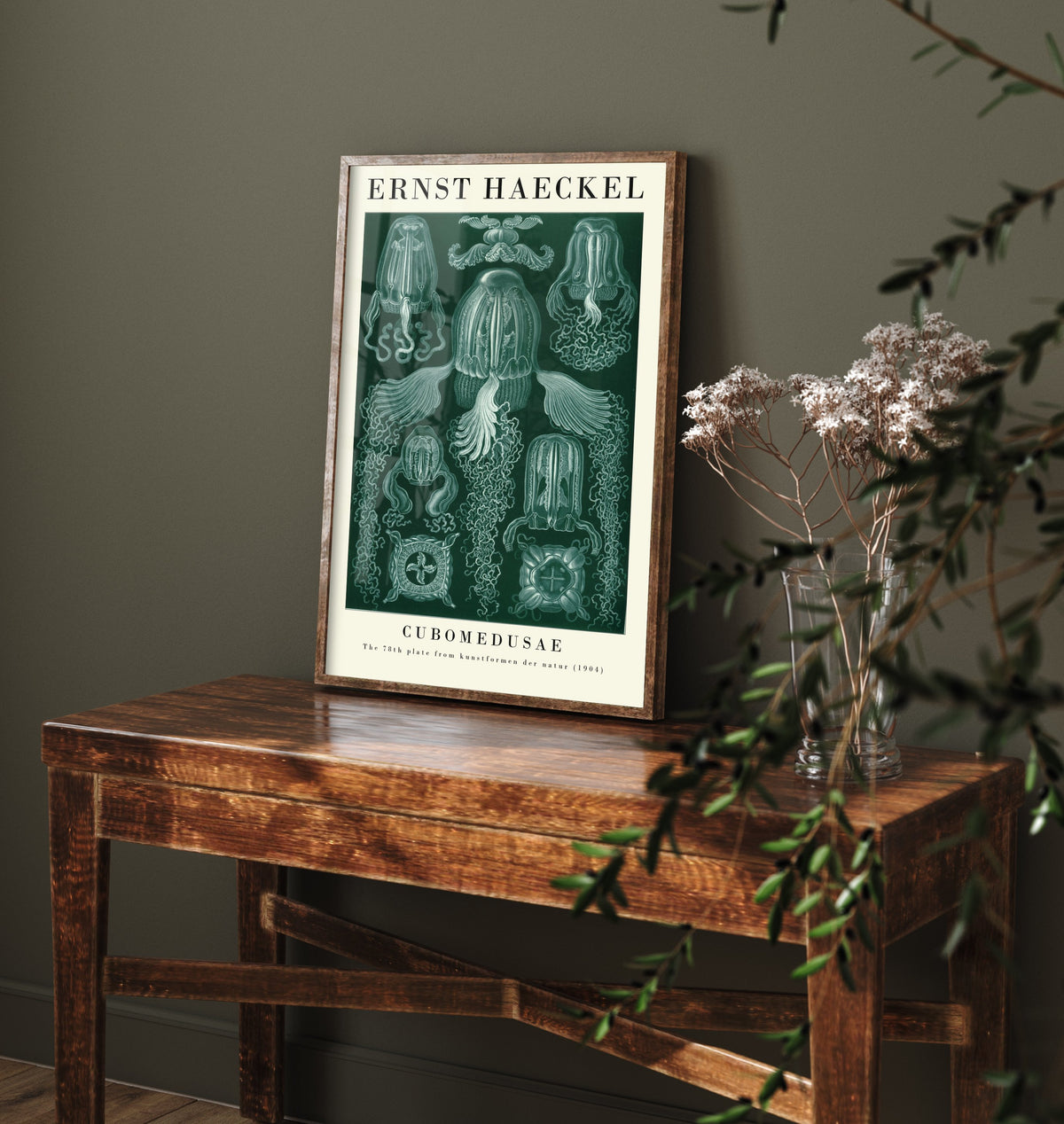Box Jellyfish Art Print - Ernst Haeckel Poster - Cubomedusae Plate 78 - Art Forms in Nature Vintage Illustration