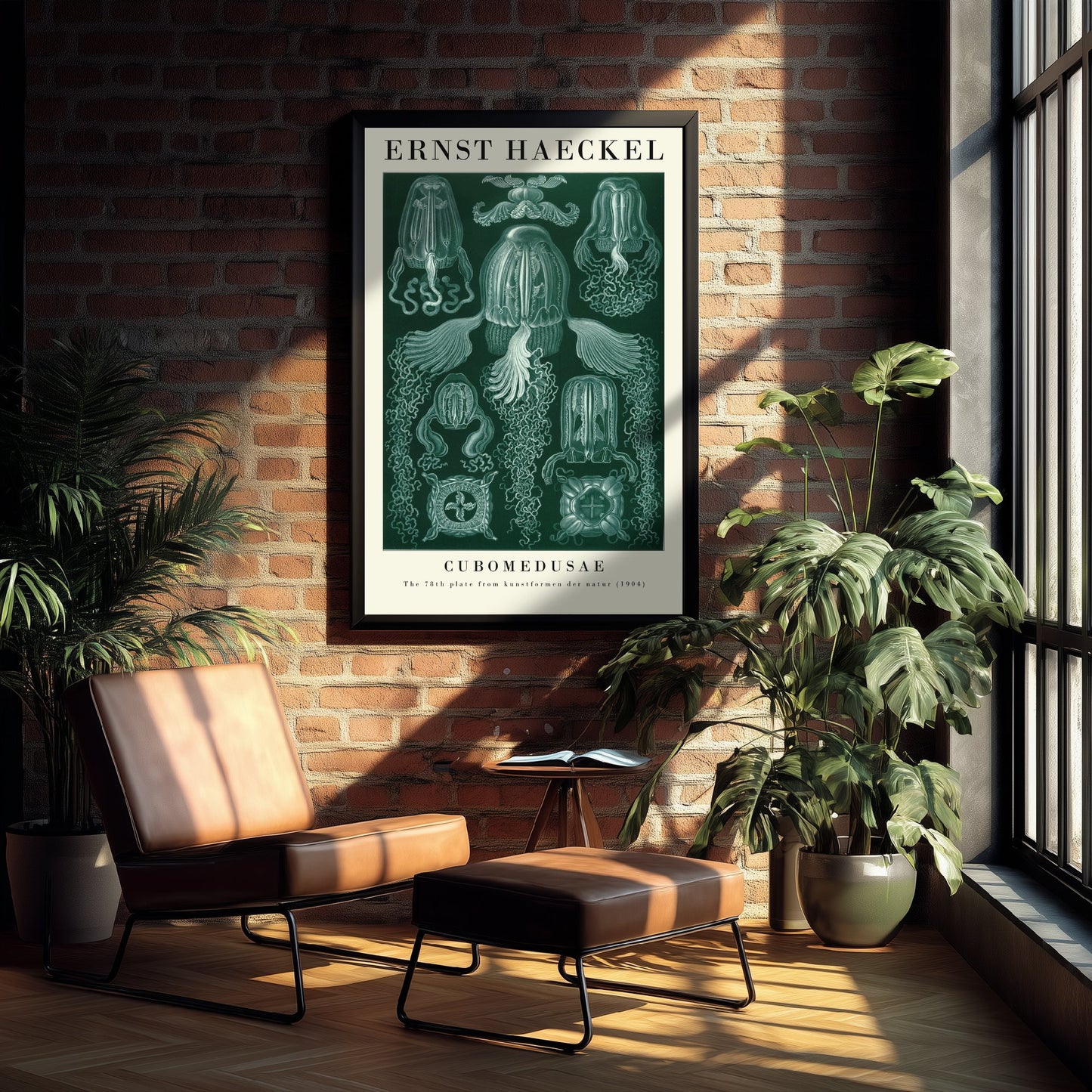 Box Jellyfish Art Print - Ernst Haeckel Poster - Cubomedusae Plate 78 - Art Forms in Nature Vintage Illustration