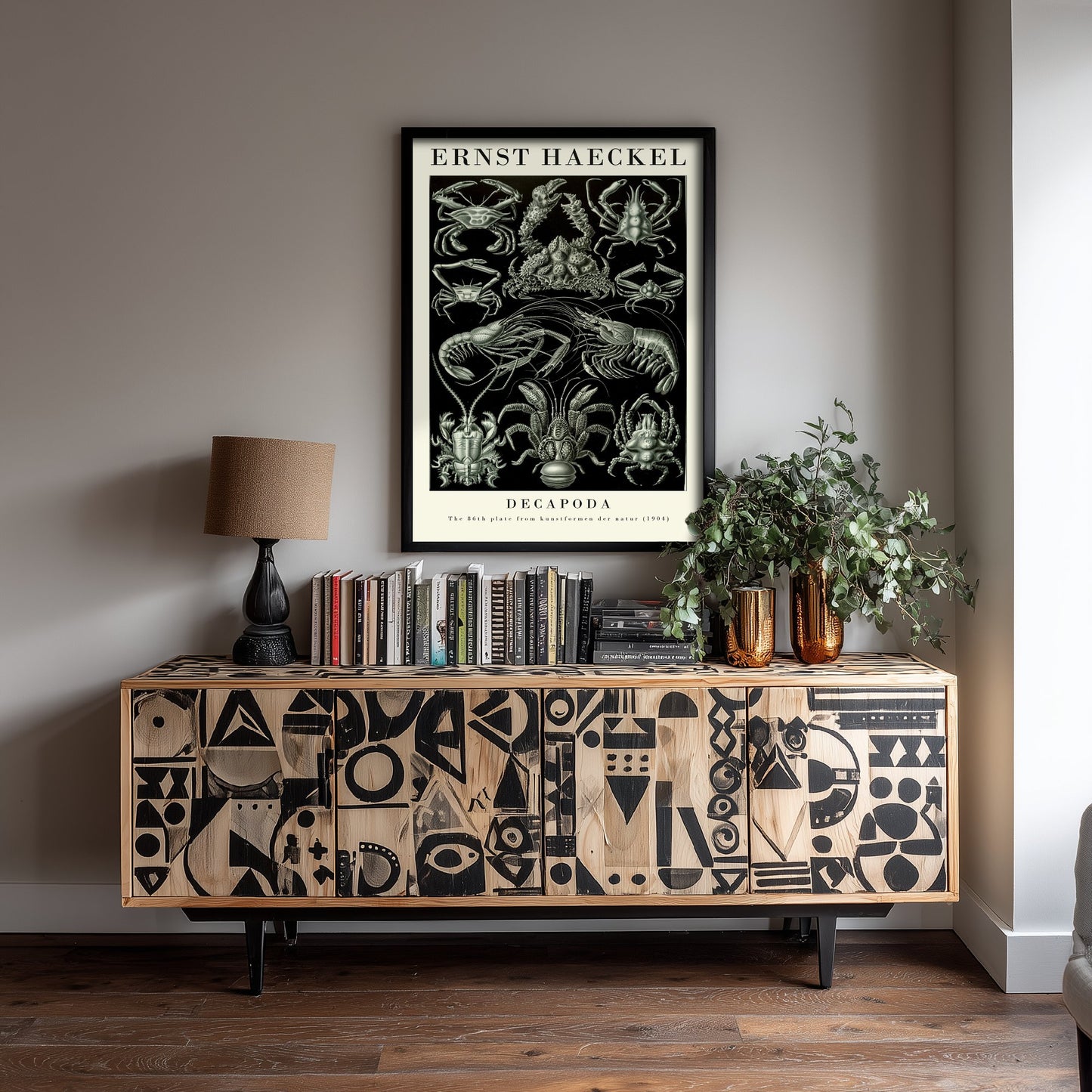 Crabs & Lobsters Art Print - Ernst Haeckel Poster - Decapoda Plate 86 - Art Forms in Nature Illustration