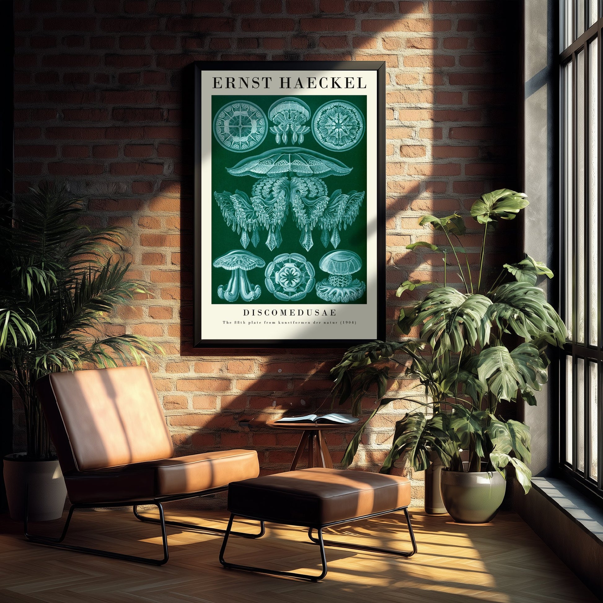 Jellyfish Art Print - Ernst Haeckel Poster - Discomedusae Plate 88 - Art Forms in Nature Vintage Illustration