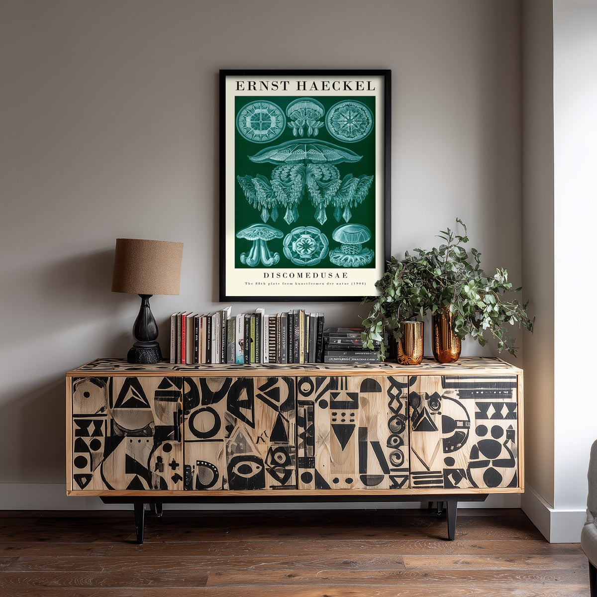 Jellyfish Art Print - Ernst Haeckel Poster - Discomedusae Plate 88 - Art Forms in Nature Vintage Illustration