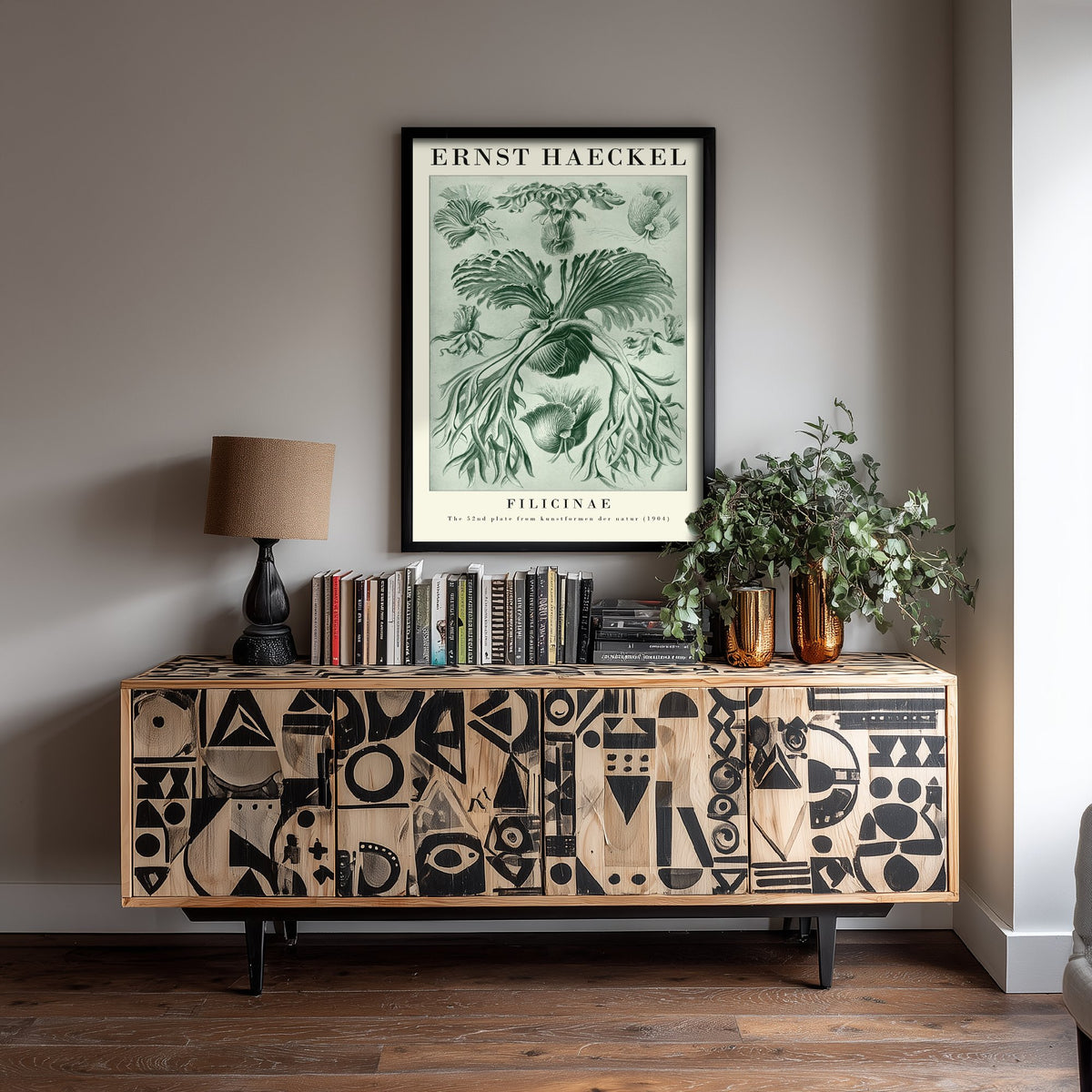 Ferns Art Print - Ernst Haeckel Poster - Filicinae Plate 52 - Art Forms in Nature Vintage Illustration
