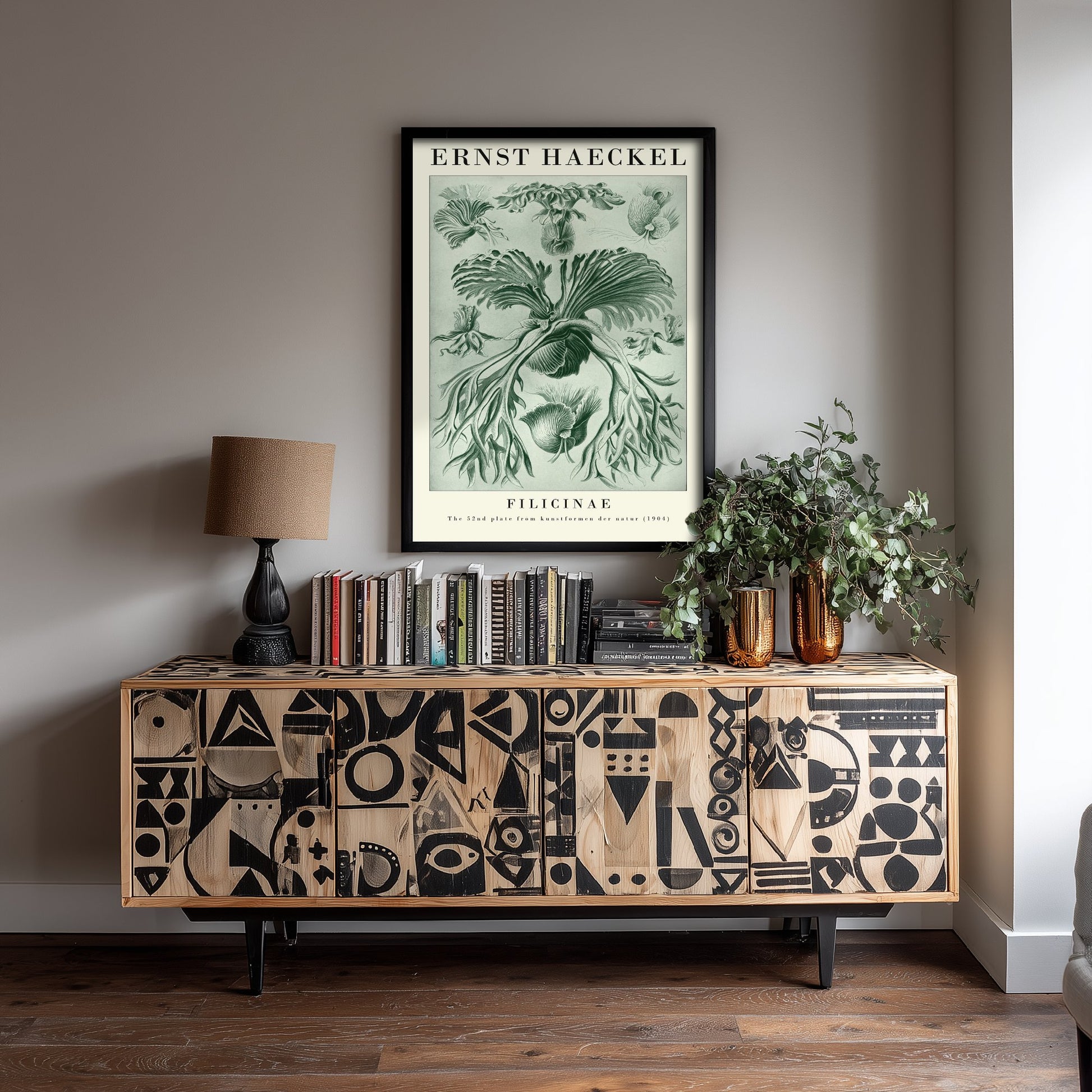 Ferns Art Print - Ernst Haeckel Poster - Filicinae Plate 52 - Art Forms in Nature Vintage Illustration