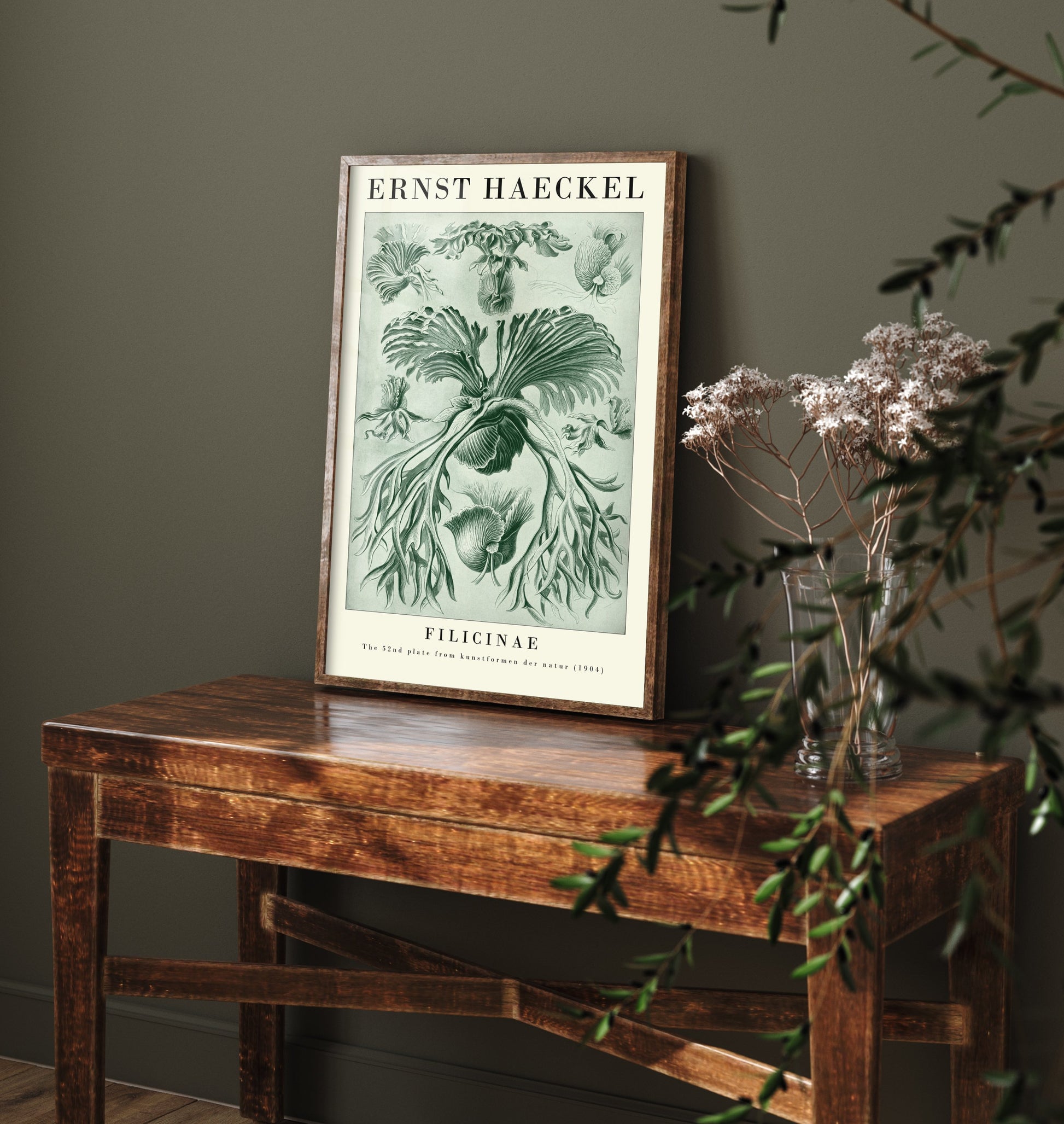 Ferns Art Print - Ernst Haeckel Poster - Filicinae Plate 52 - Art Forms in Nature Vintage Illustration