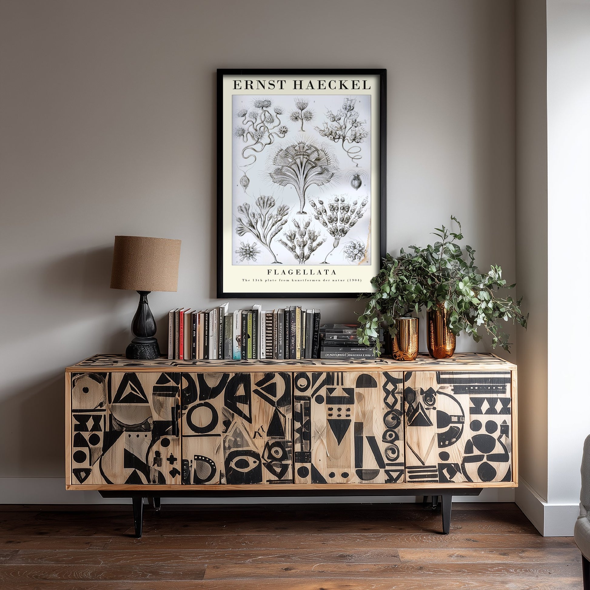 Flagellates Art Print - Ernst Haeckel Poster - Flagellata Plate 13 - Art Forms in Nature Vintage Illustration