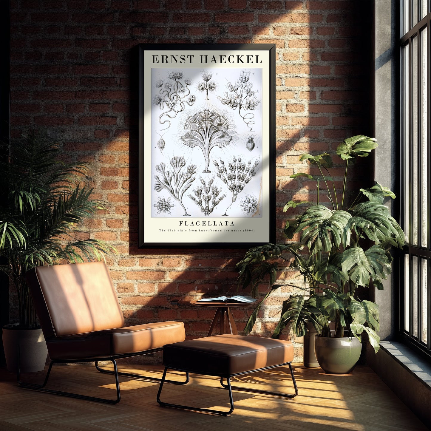 Flagellates Art Print - Ernst Haeckel Poster - Flagellata Plate 13 - Art Forms in Nature Vintage Illustration