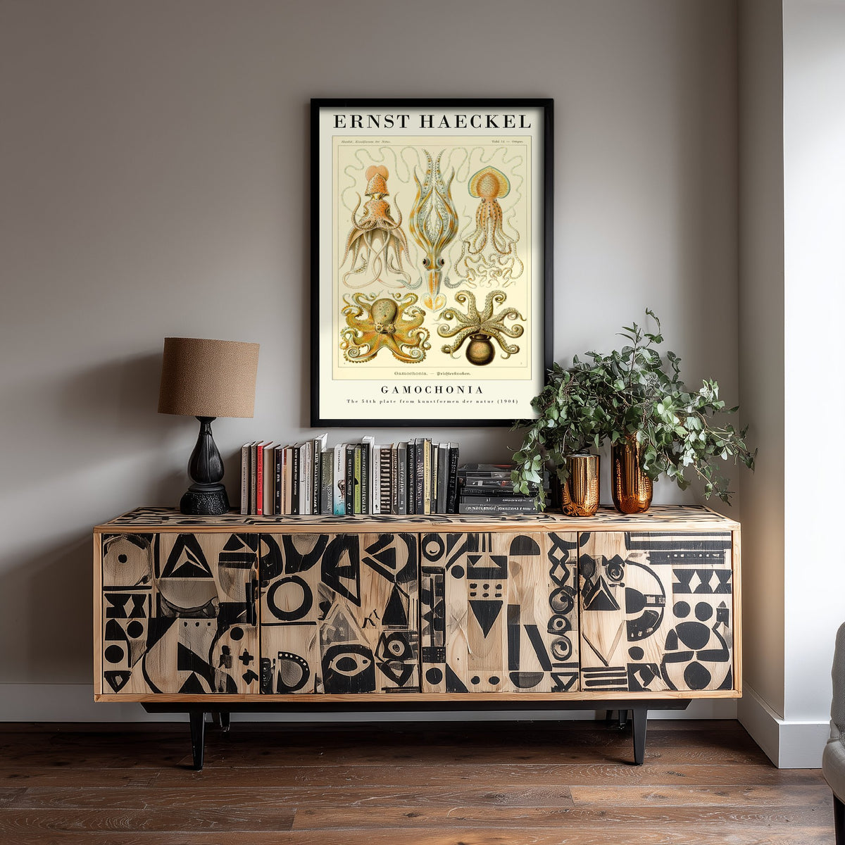 Octopus Art Print - Ernst Haeckel Poster - Gamochonia Plate 54 - Art Forms in Nature Vintage Illustration