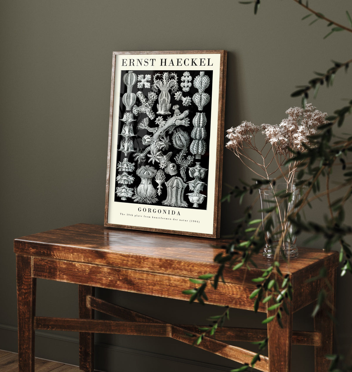 Sea Fans Art Print - Ernst Haeckel Poster - Gorgonida Plate 39 - Art Forms in Nature Vintage Illustration