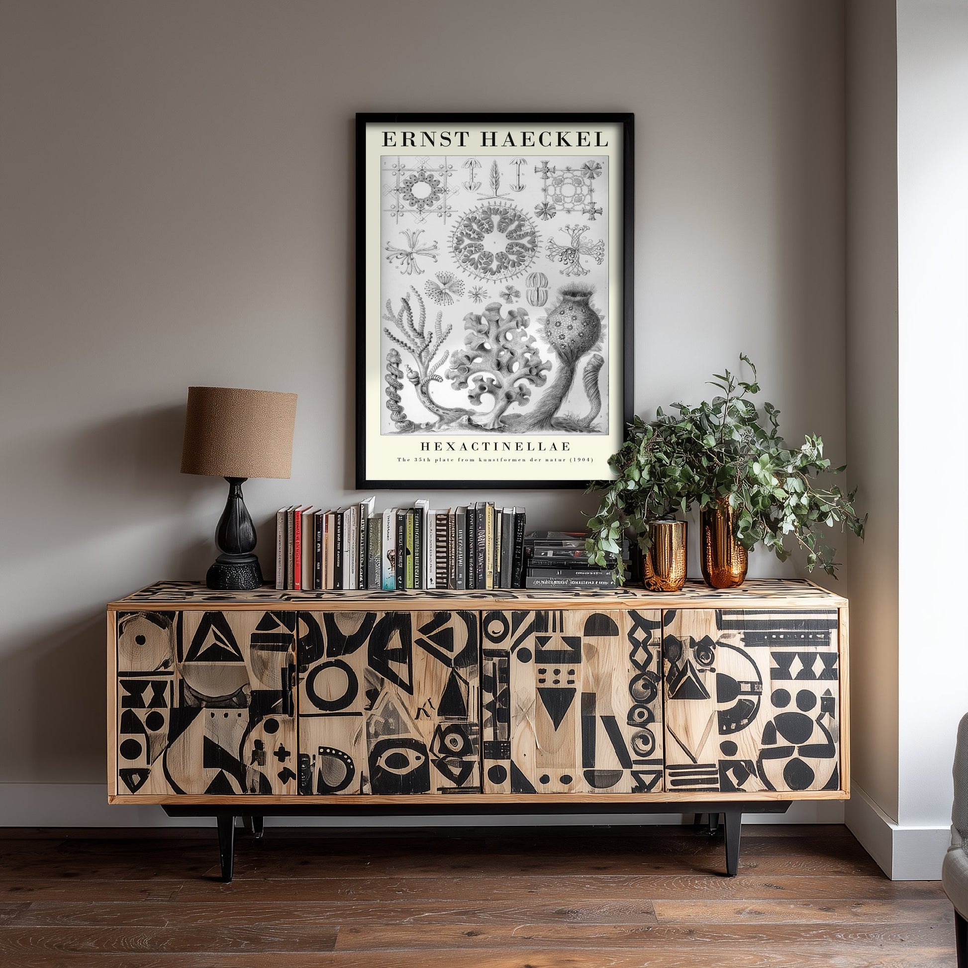 Glass Sponges Art Print - Ernst Haeckel Poster - Hexactinellae Plate 35 - Art Forms in Nature Vintage Illustration