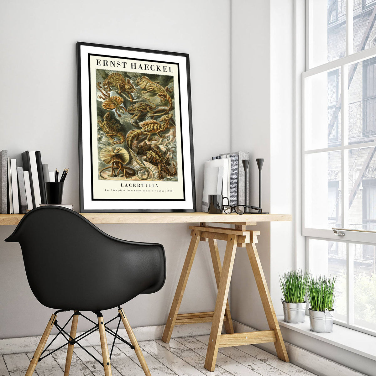 Lizards Art Print - Ernst Haeckel Poster - Lacertilia Plate 79 - Art Forms in Nature Vintage Illustration