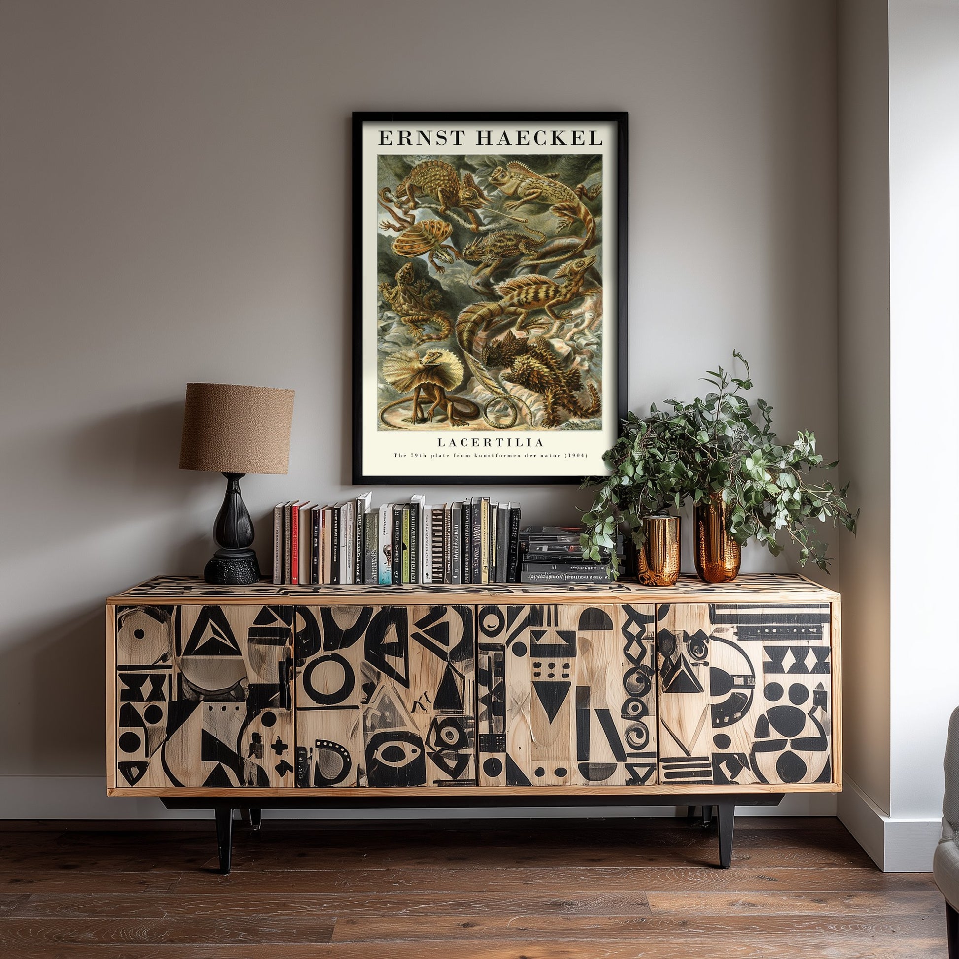 Lizards Art Print - Ernst Haeckel Poster - Lacertilia Plate 79 - Art Forms in Nature Vintage Illustration
