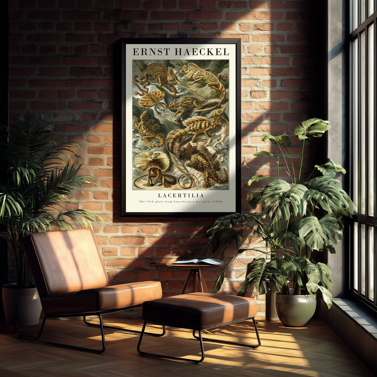 Lizards Art Print - Ernst Haeckel Poster - Lacertilia Plate 79 - Art Forms in Nature Vintage Illustration